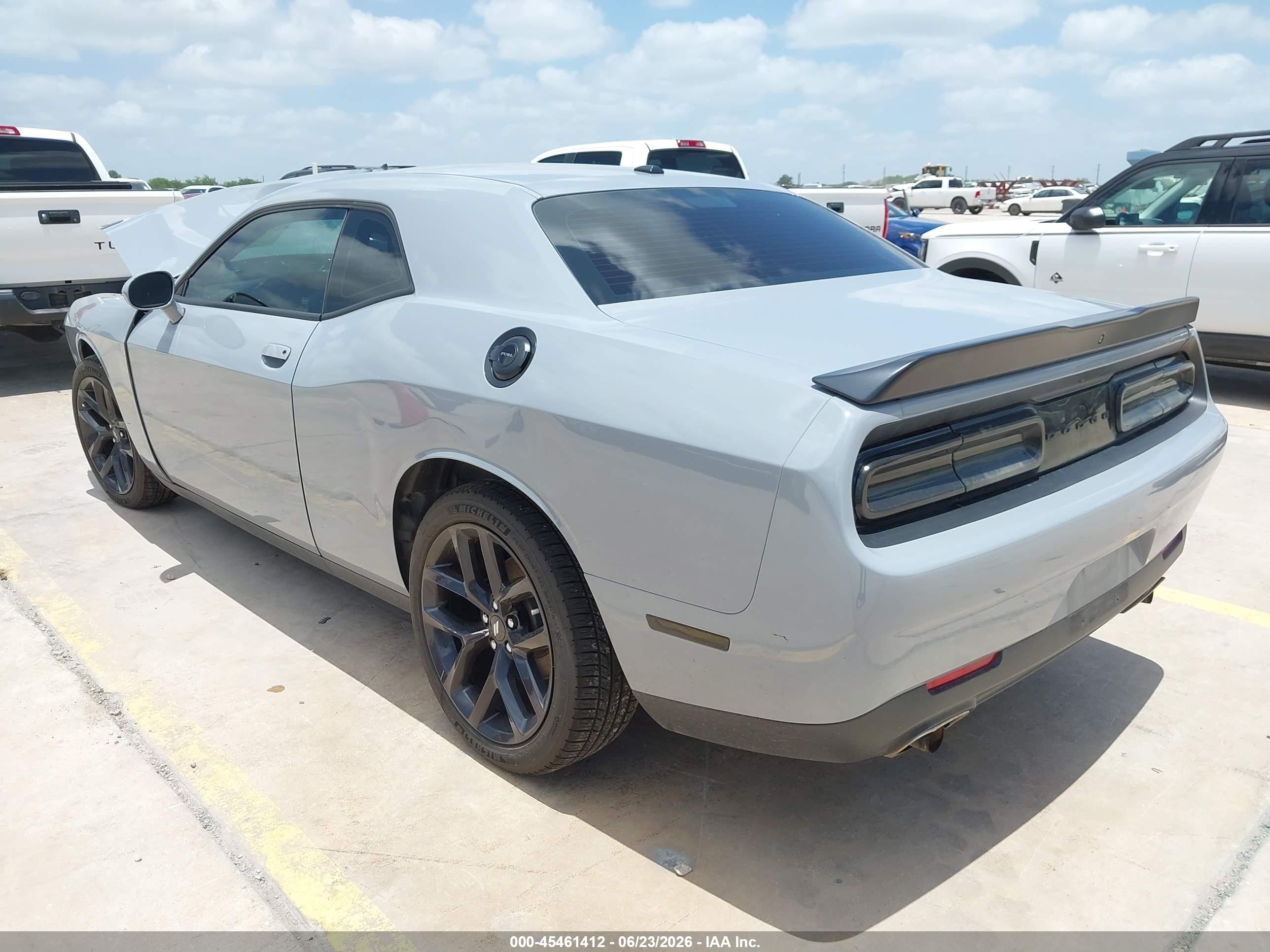 2021 Dodge Challenger Sxt Gray vin: 2C3CDZAG0MH552489