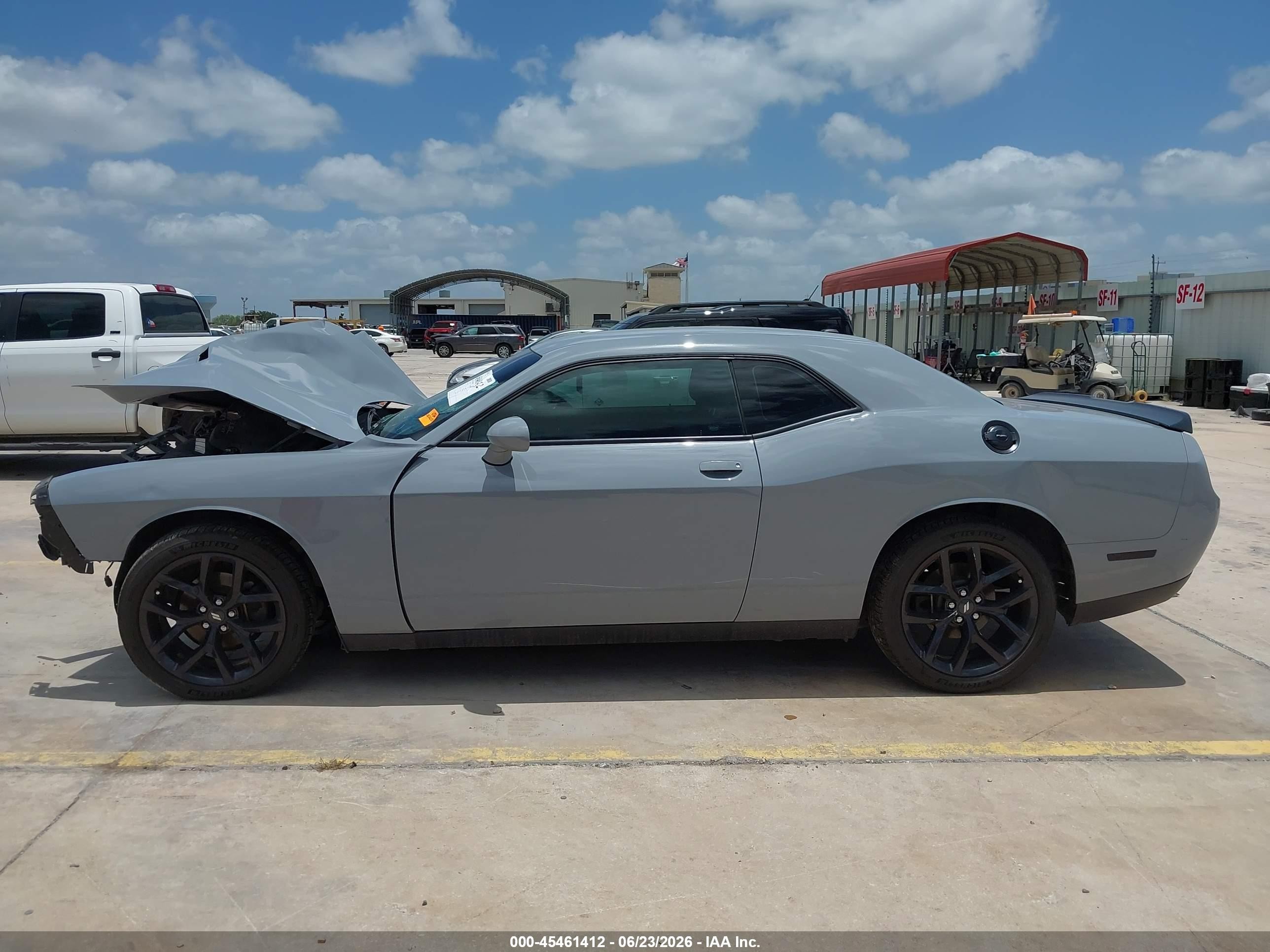 2021 Dodge Challenger Sxt Gray vin: 2C3CDZAG0MH552489