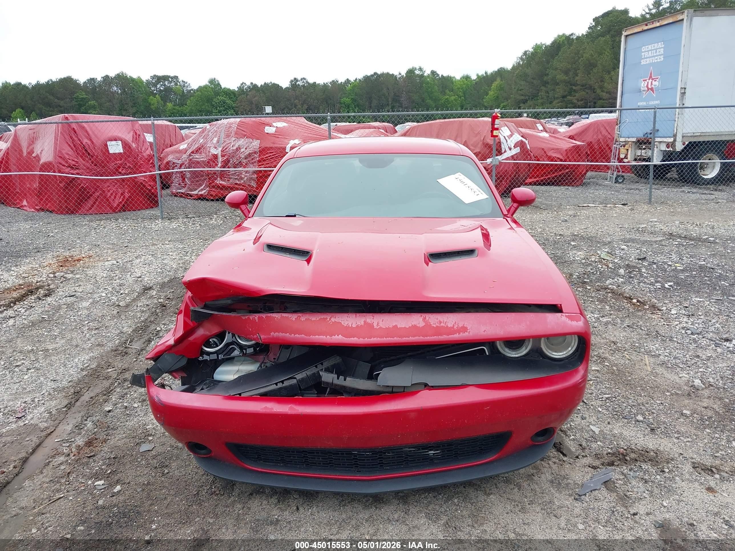 2015 Dodge Challenger Sxt Red vin: 2C3CDZAG1FH728095