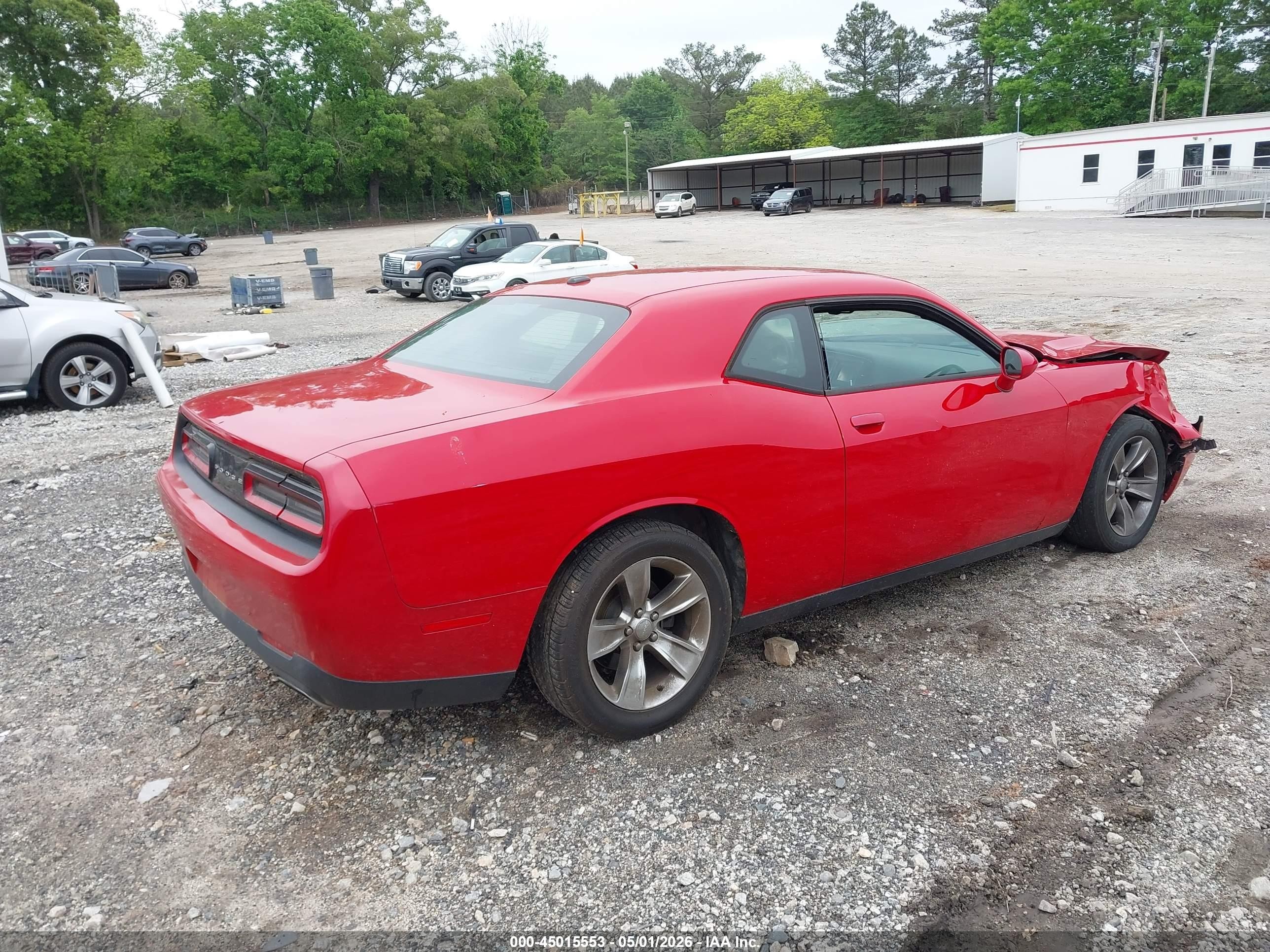 2015 Dodge Challenger Sxt Red vin: 2C3CDZAG1FH728095
