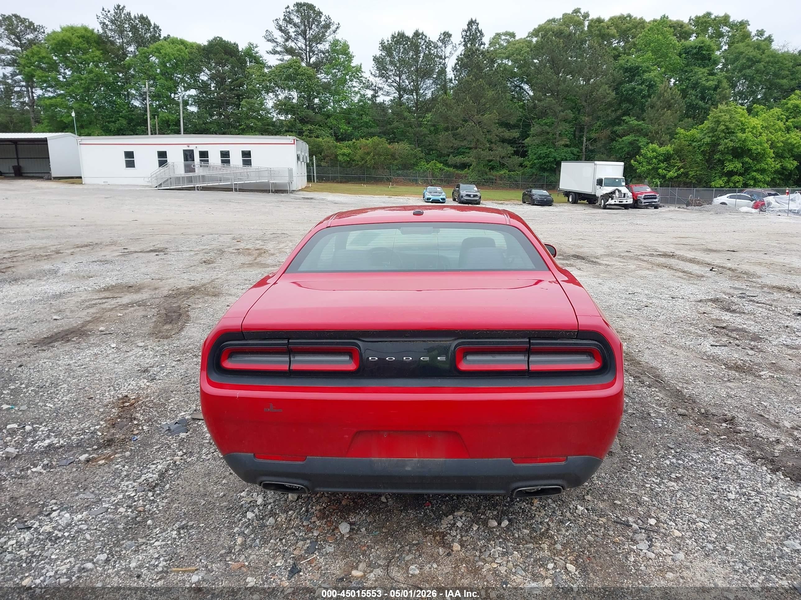 2015 Dodge Challenger Sxt Red vin: 2C3CDZAG1FH728095