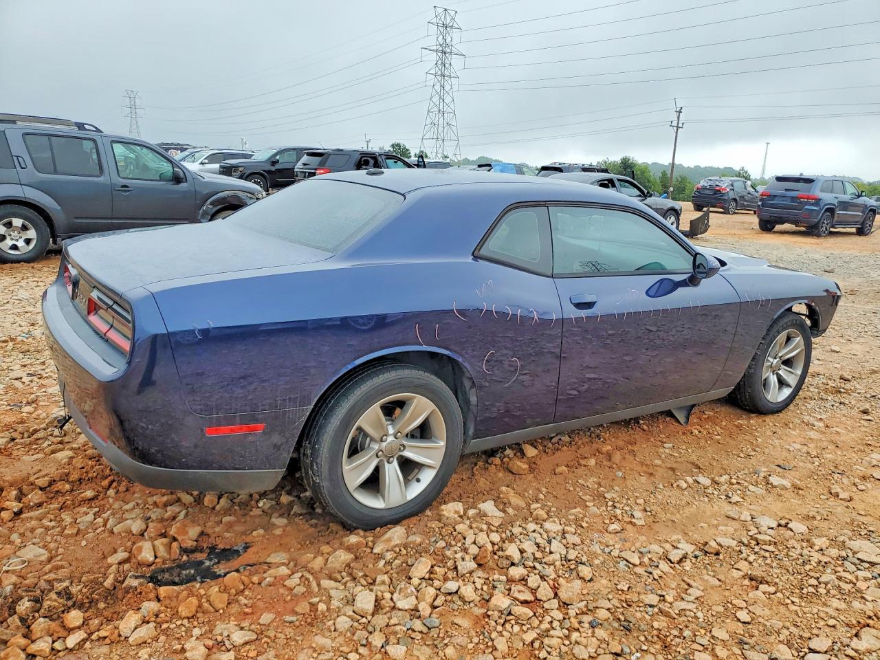 2015 Dodge Challenger Sxt Blue vin: 2C3CDZAG1FH750257