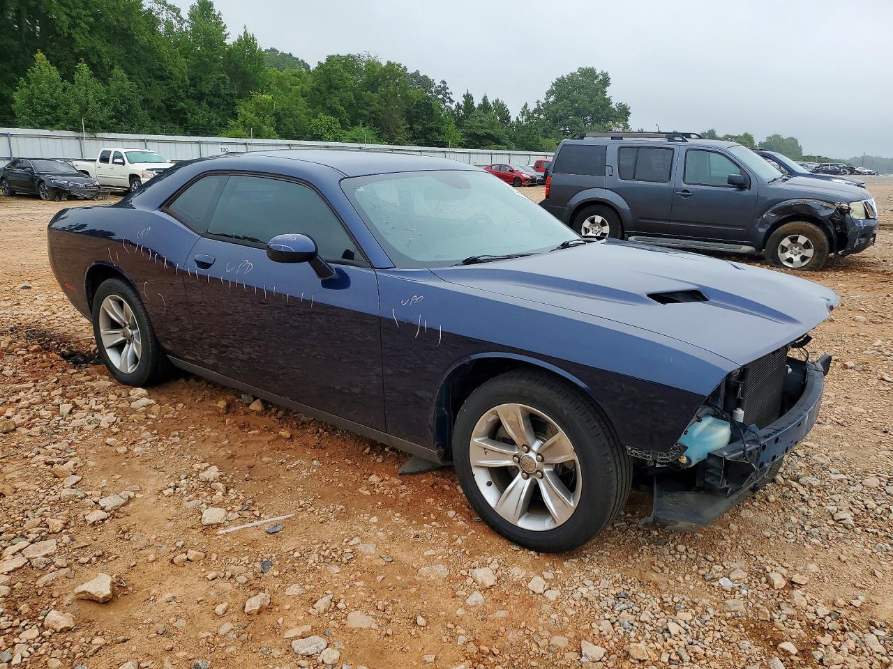 2015 Dodge Challenger Sxt Blue vin: 2C3CDZAG1FH750257