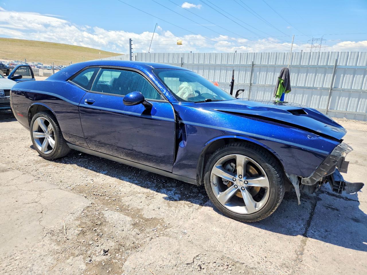 2015 Dodge Challenger Sxt Blue vin: 2C3CDZAG1FH775367
