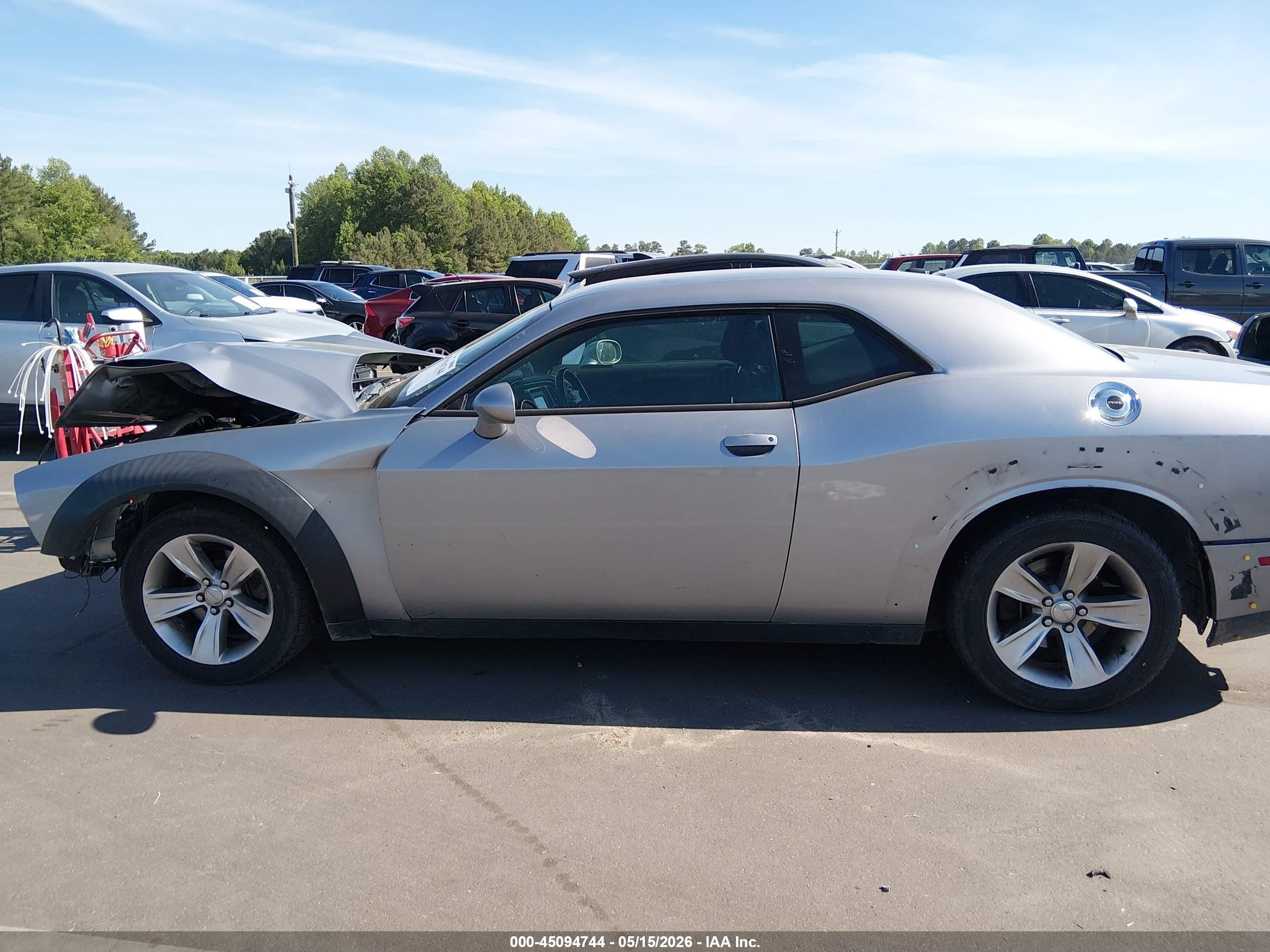 2015 Dodge Challenger Sxt Silver vin: 2C3CDZAG1FH855171