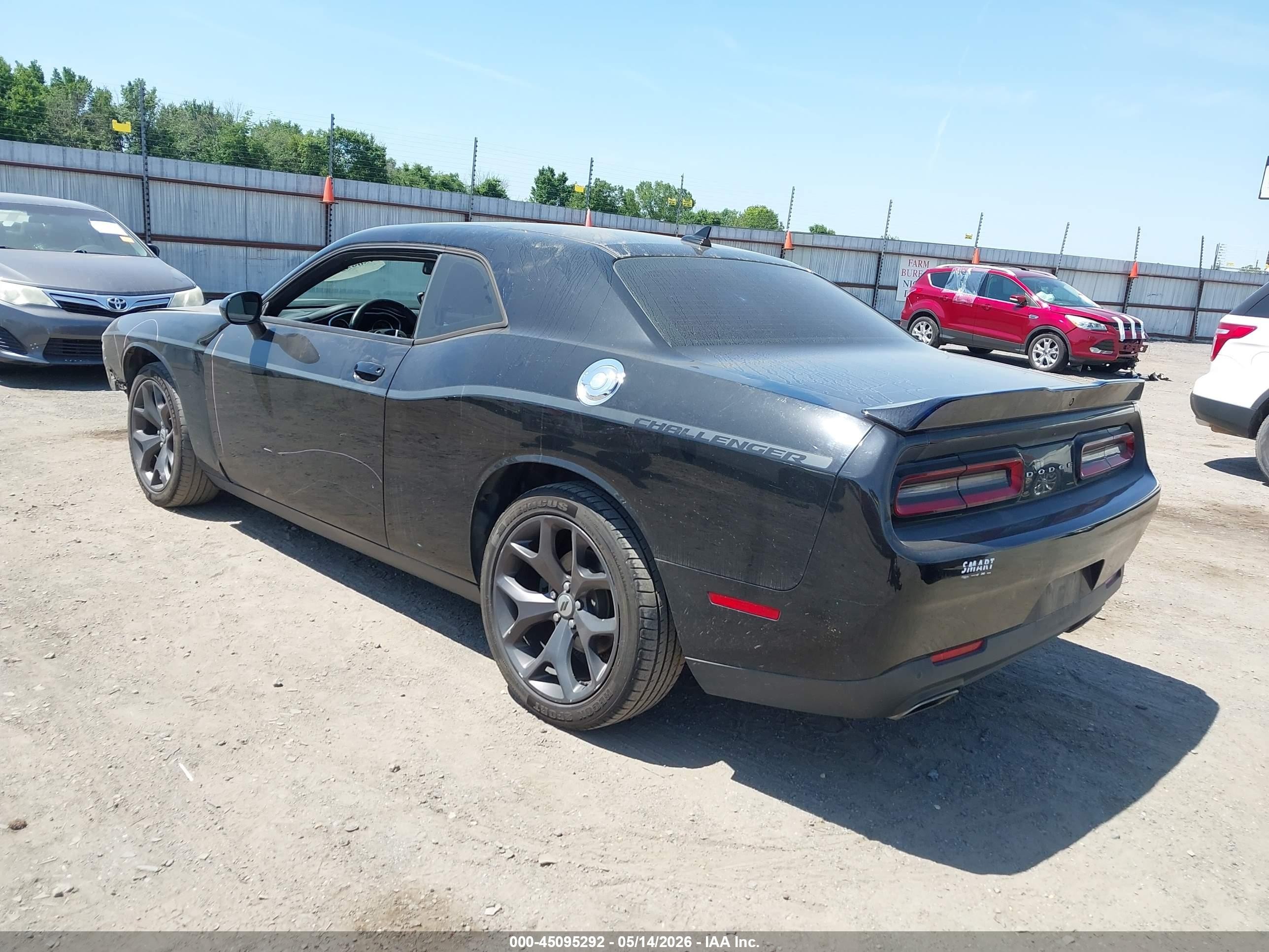 2018 Dodge Challenger Sxt Plus Black vin: 2C3CDZAG1JH131909