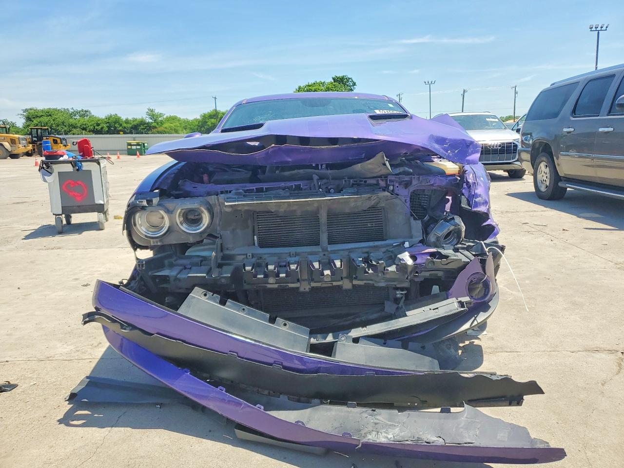 2019 Dodge Challenger Sxt Purple vin: 2C3CDZAG1KH596658