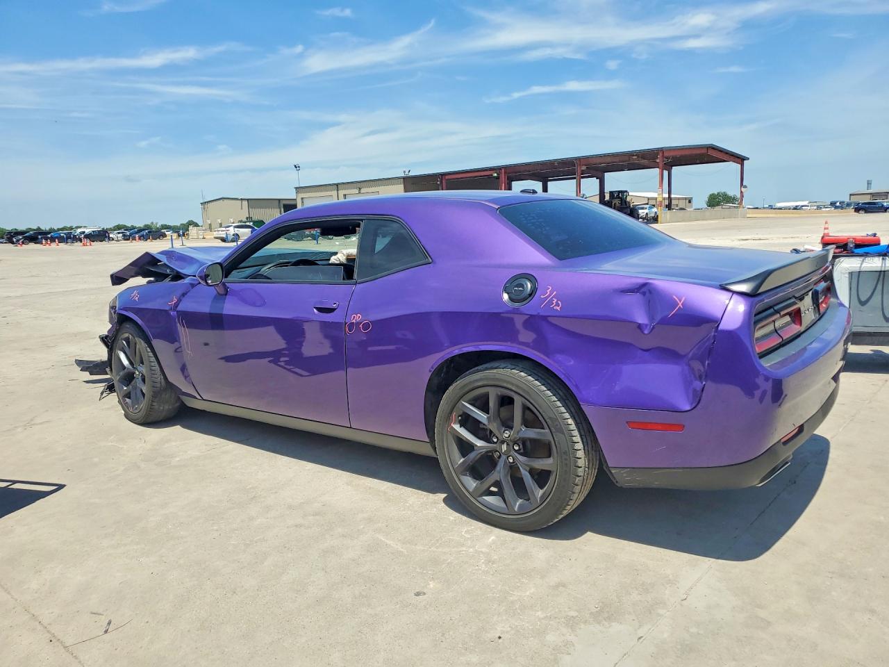 2019 Dodge Challenger Sxt Purple vin: 2C3CDZAG1KH596658