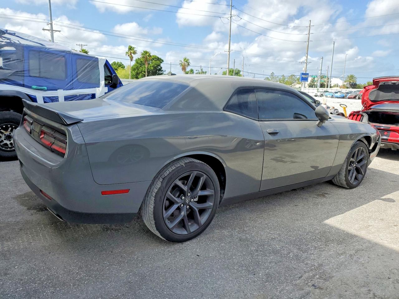 2023 Dodge Challenger Sxt Gray vin: 2C3CDZAG1PH600070