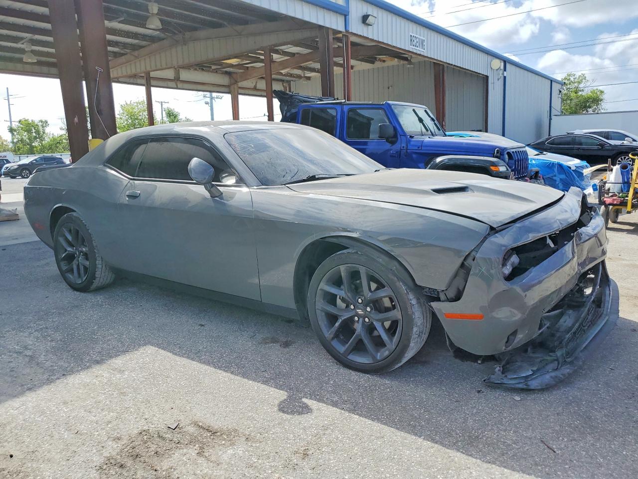 2023 Dodge Challenger Sxt Gray vin: 2C3CDZAG1PH600070