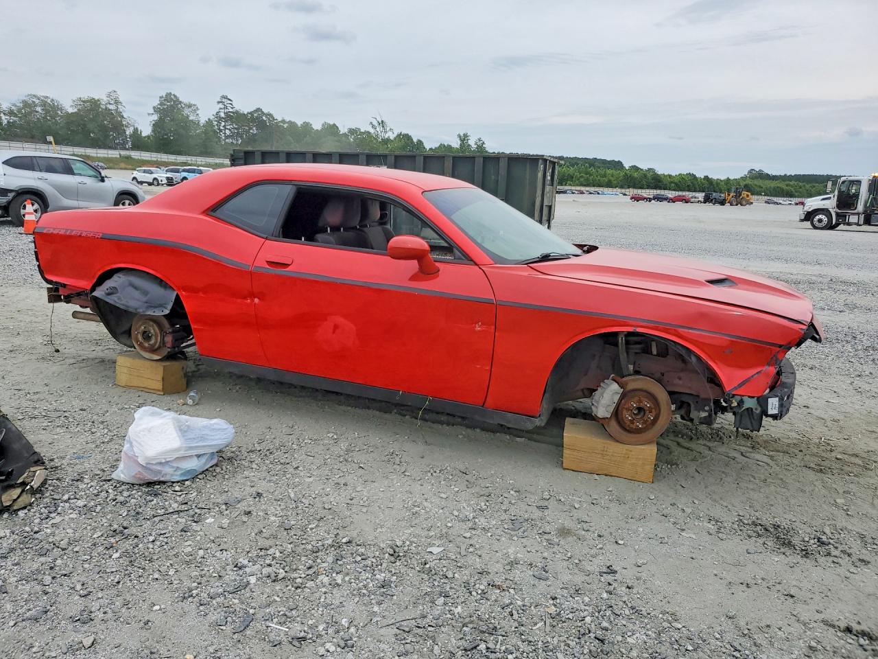 2015 Dodge Challenger Sxt Red vin: 2C3CDZAG2FH724413