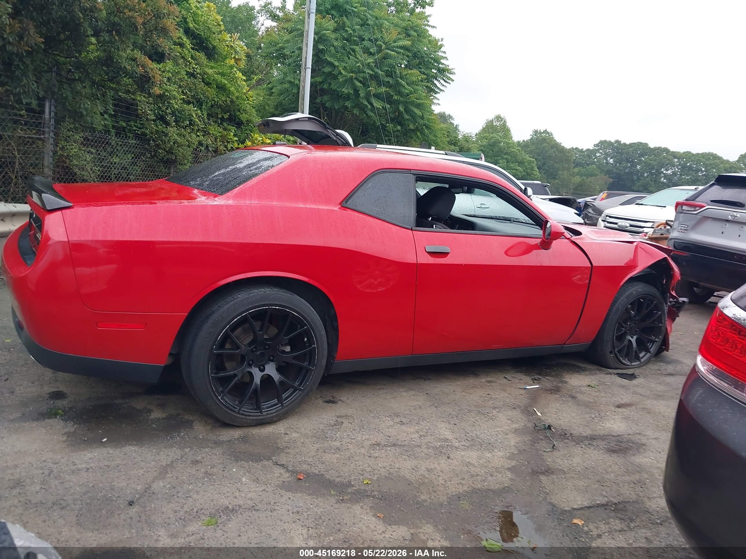 2015 Dodge Challenger Sxt Red vin: 2C3CDZAG2FH728168
