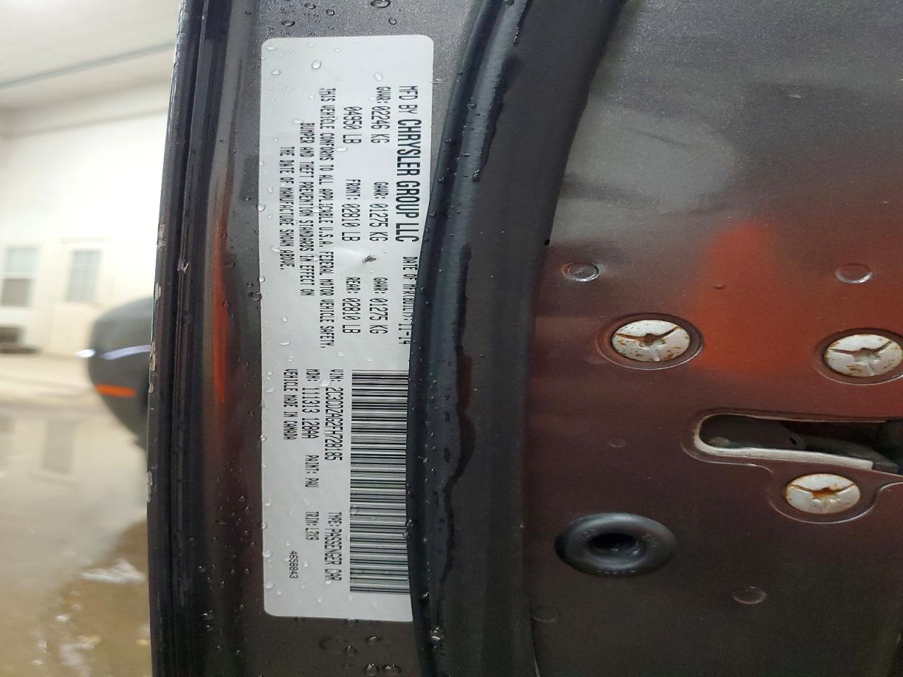 2015 Dodge Challenger Sxt Gray vin: 2C3CDZAG2FH728185