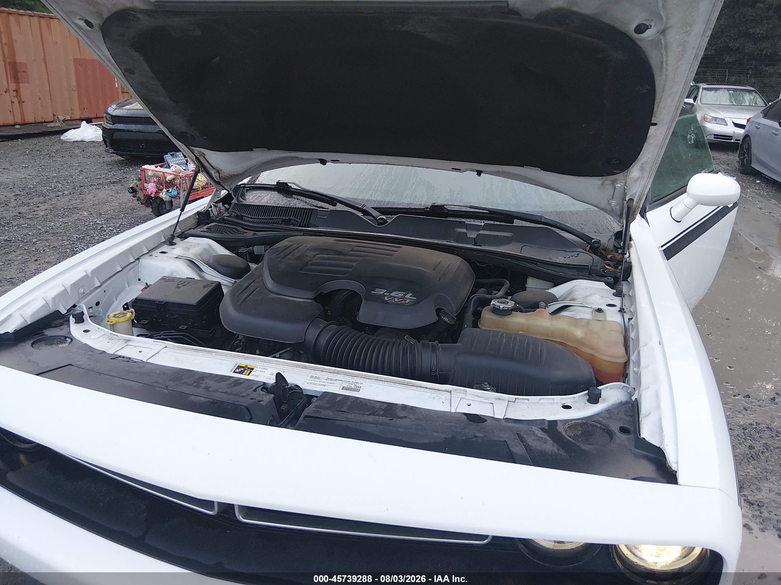 2015 Dodge Challenger Sxt White vin: 2C3CDZAG2FH793831