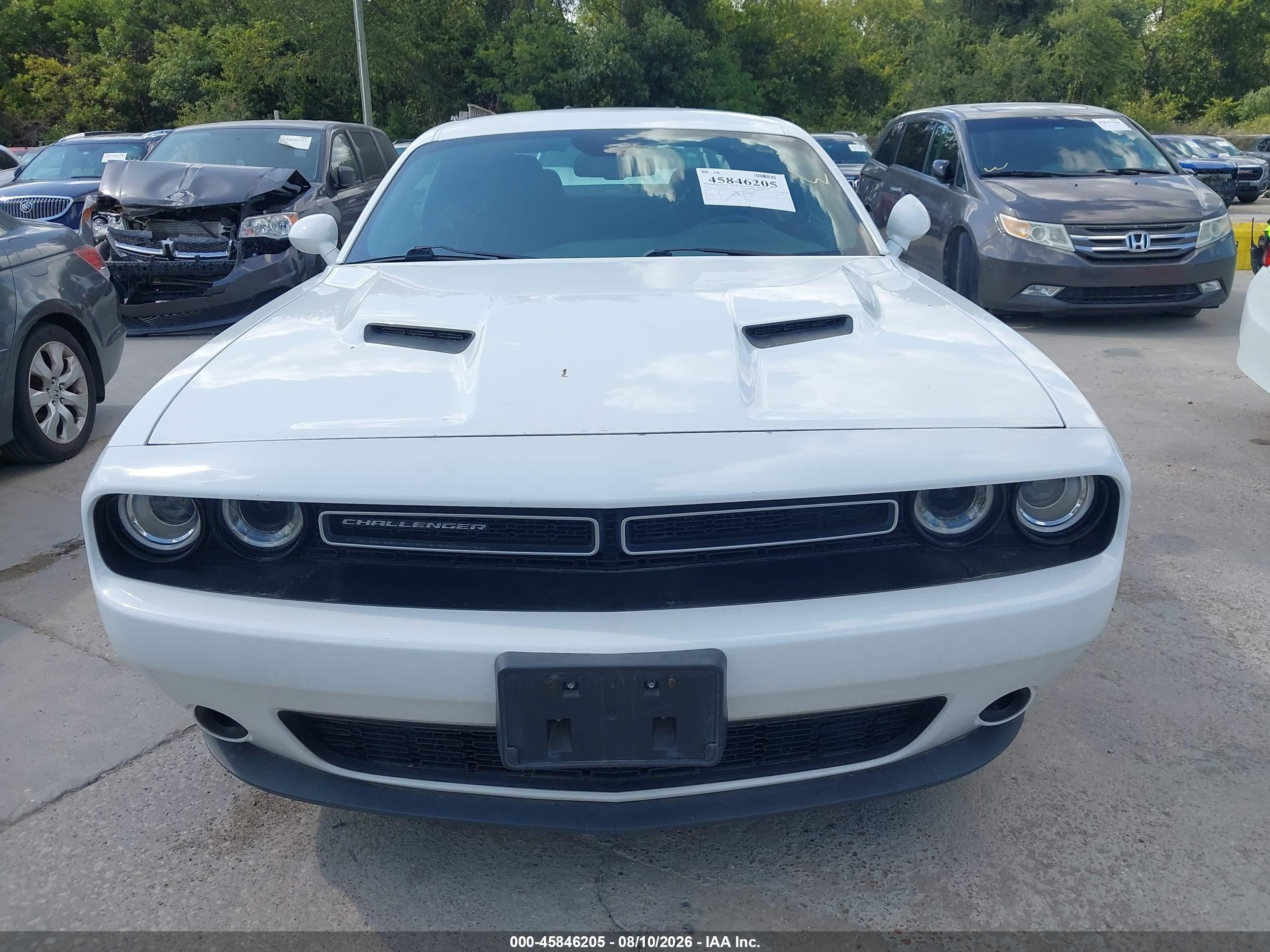 2015 Dodge Challenger Sxt White vin: 2C3CDZAG2FH839156