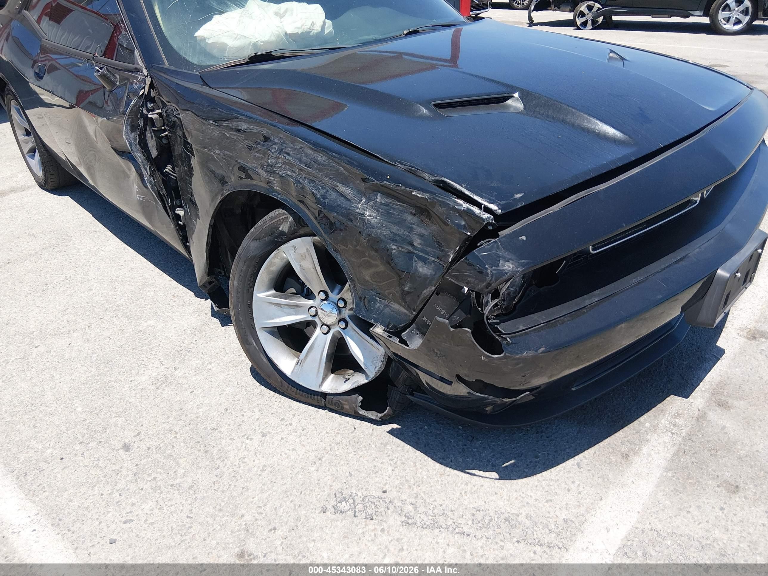 2015 Dodge Challenger Sxt Black vin: 2C3CDZAG2FH910694