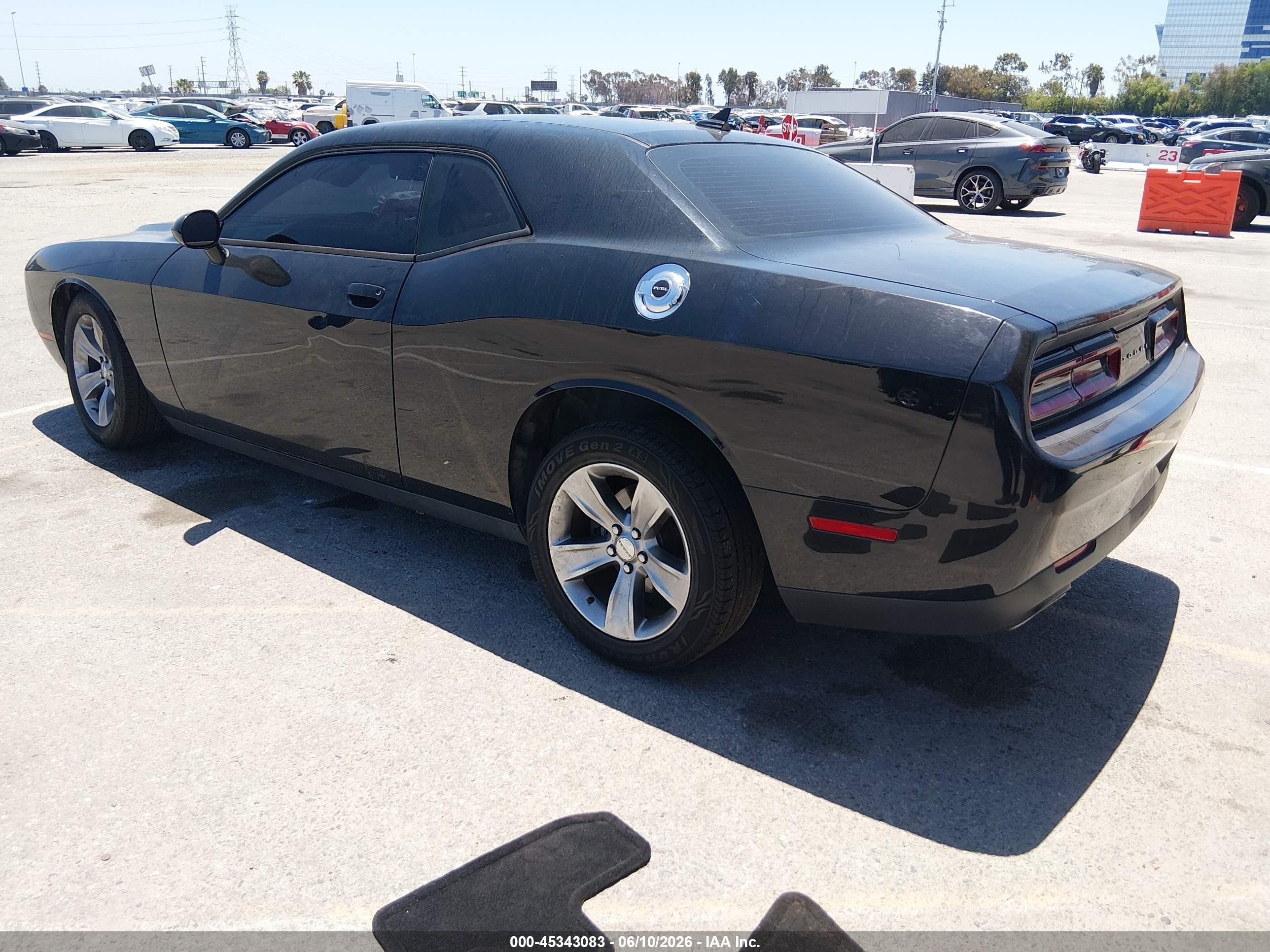 2015 Dodge Challenger Sxt Black vin: 2C3CDZAG2FH910694