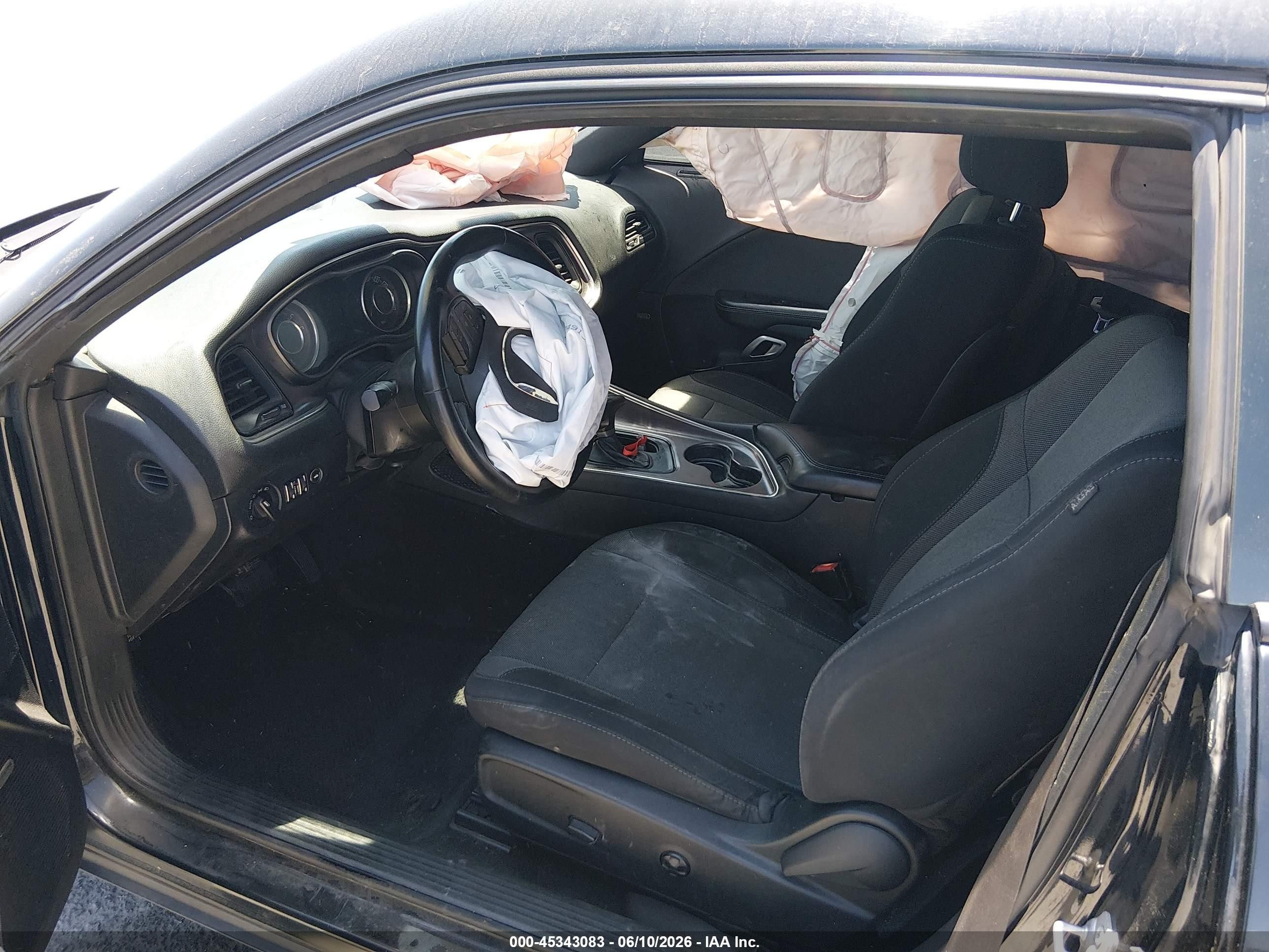 2015 Dodge Challenger Sxt Black vin: 2C3CDZAG2FH910694