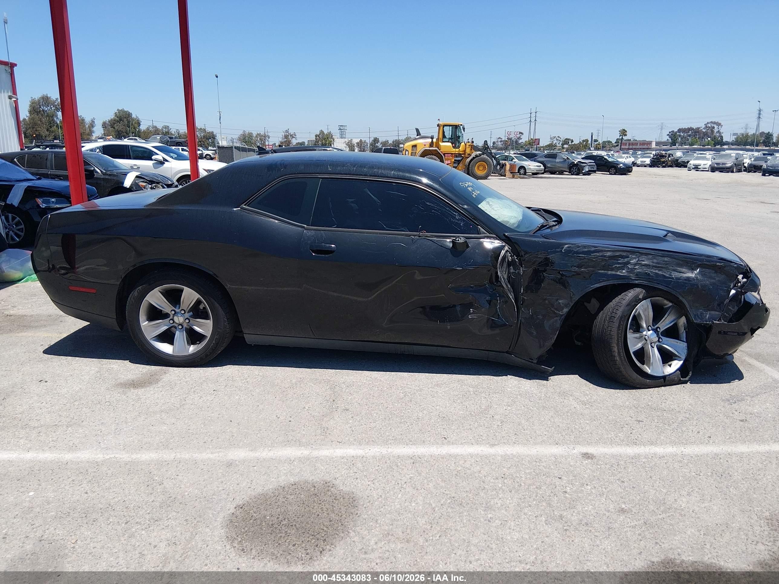 2015 Dodge Challenger Sxt Black vin: 2C3CDZAG2FH910694