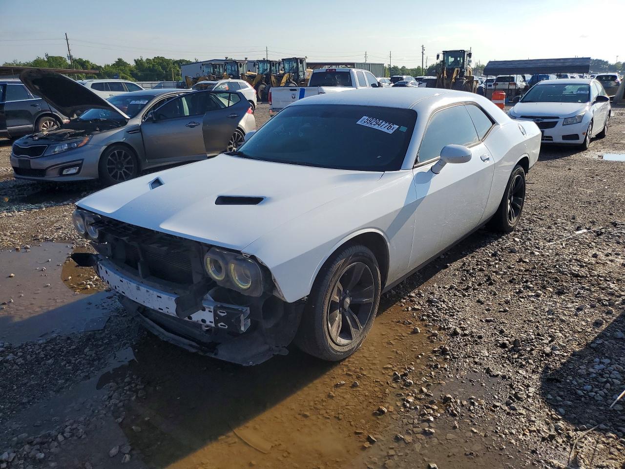 2015 Dodge Challenger Sxt White vin: 2C3CDZAG2FH912266