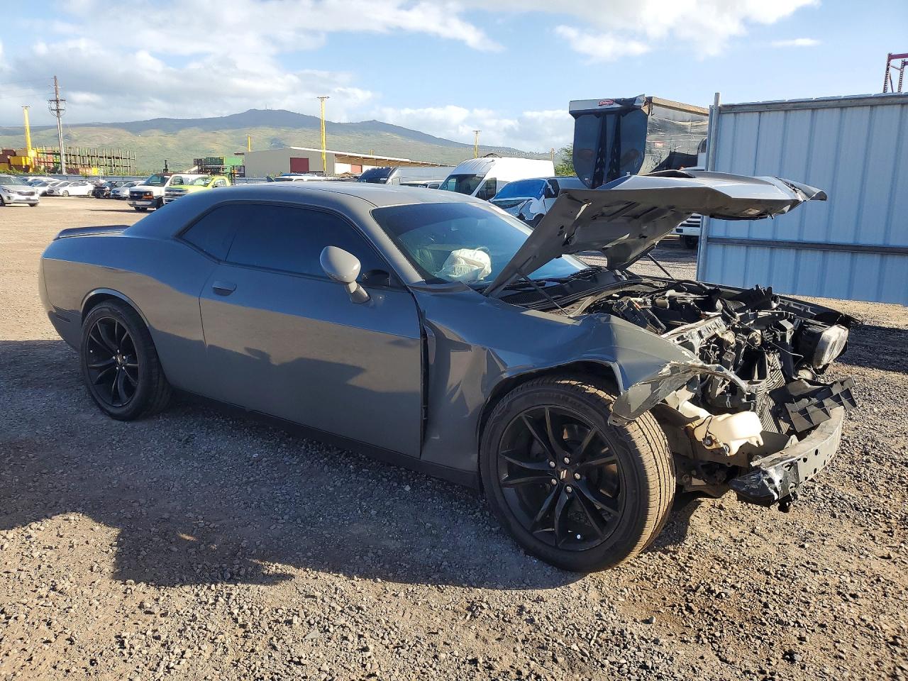 2017 Dodge Challenger Sxt Gray vin: 2C3CDZAG2HH592062