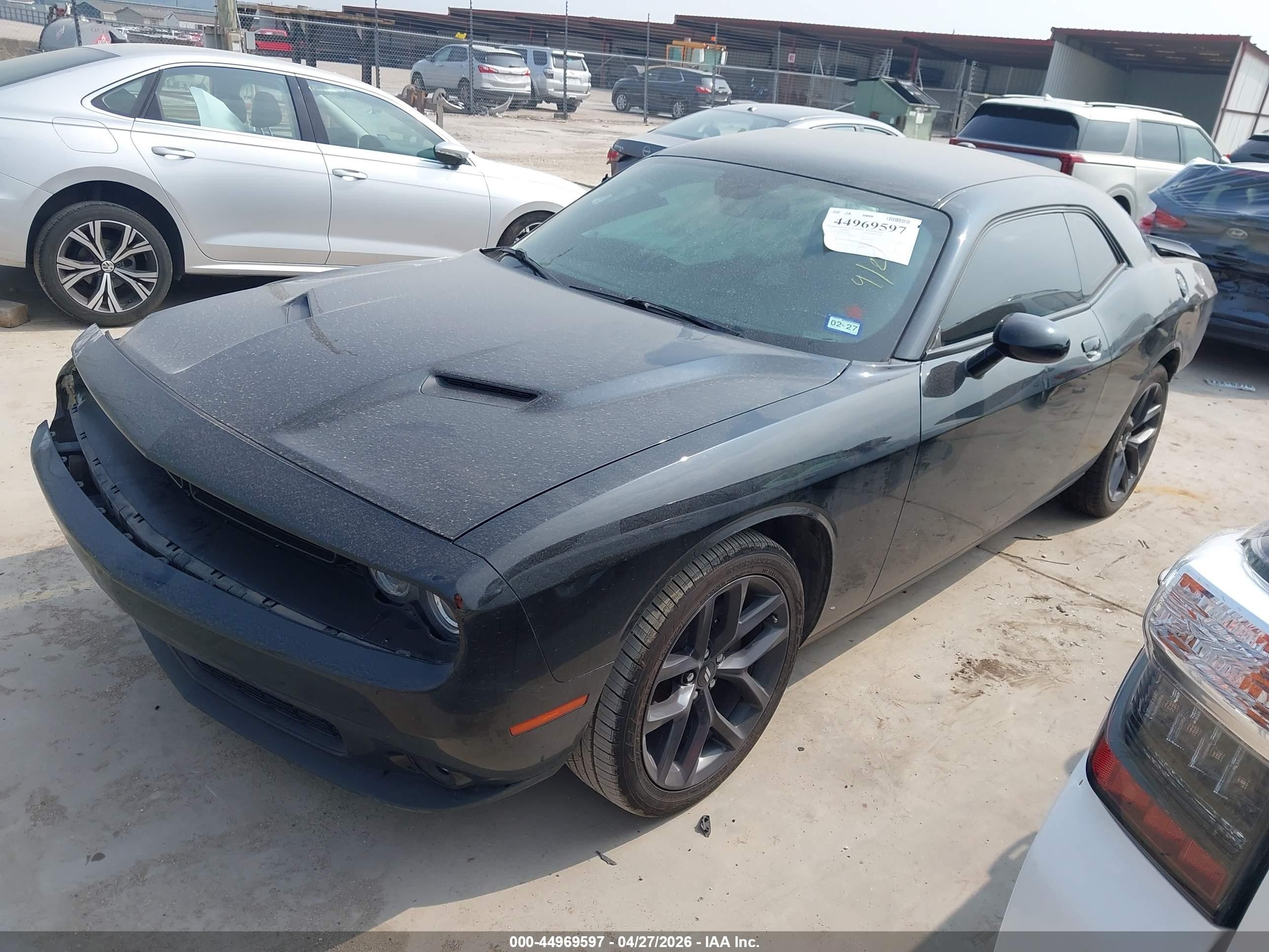 2019 Dodge Challenger Sxt Black vin: 2C3CDZAG2KH670198
