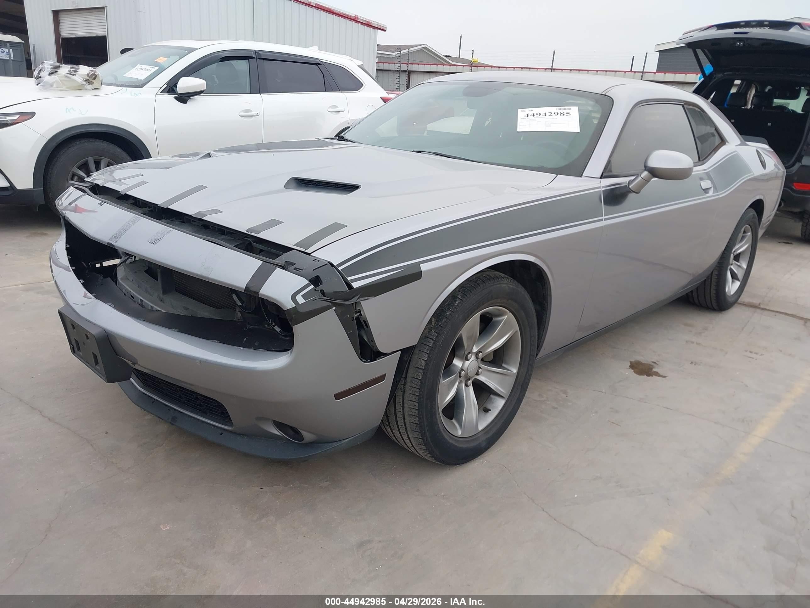 2015 Dodge Challenger Sxt Gray vin: 2C3CDZAG3FH702243
