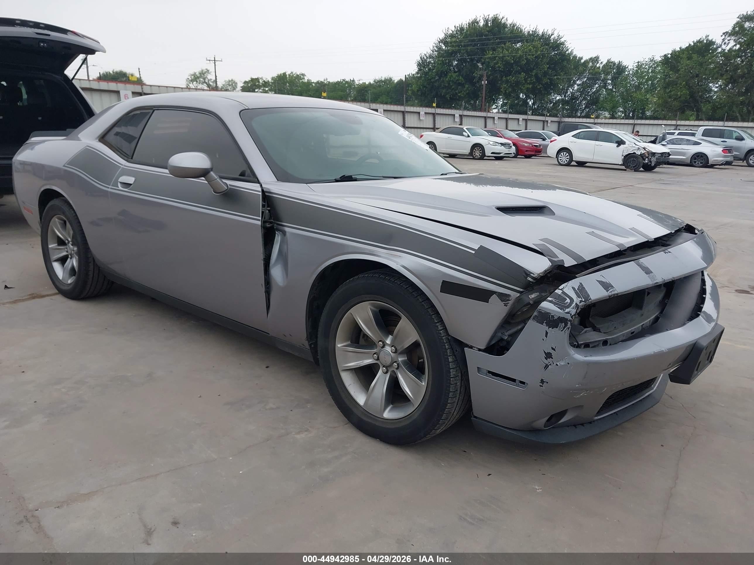 2015 Dodge Challenger Sxt Gray vin: 2C3CDZAG3FH702243