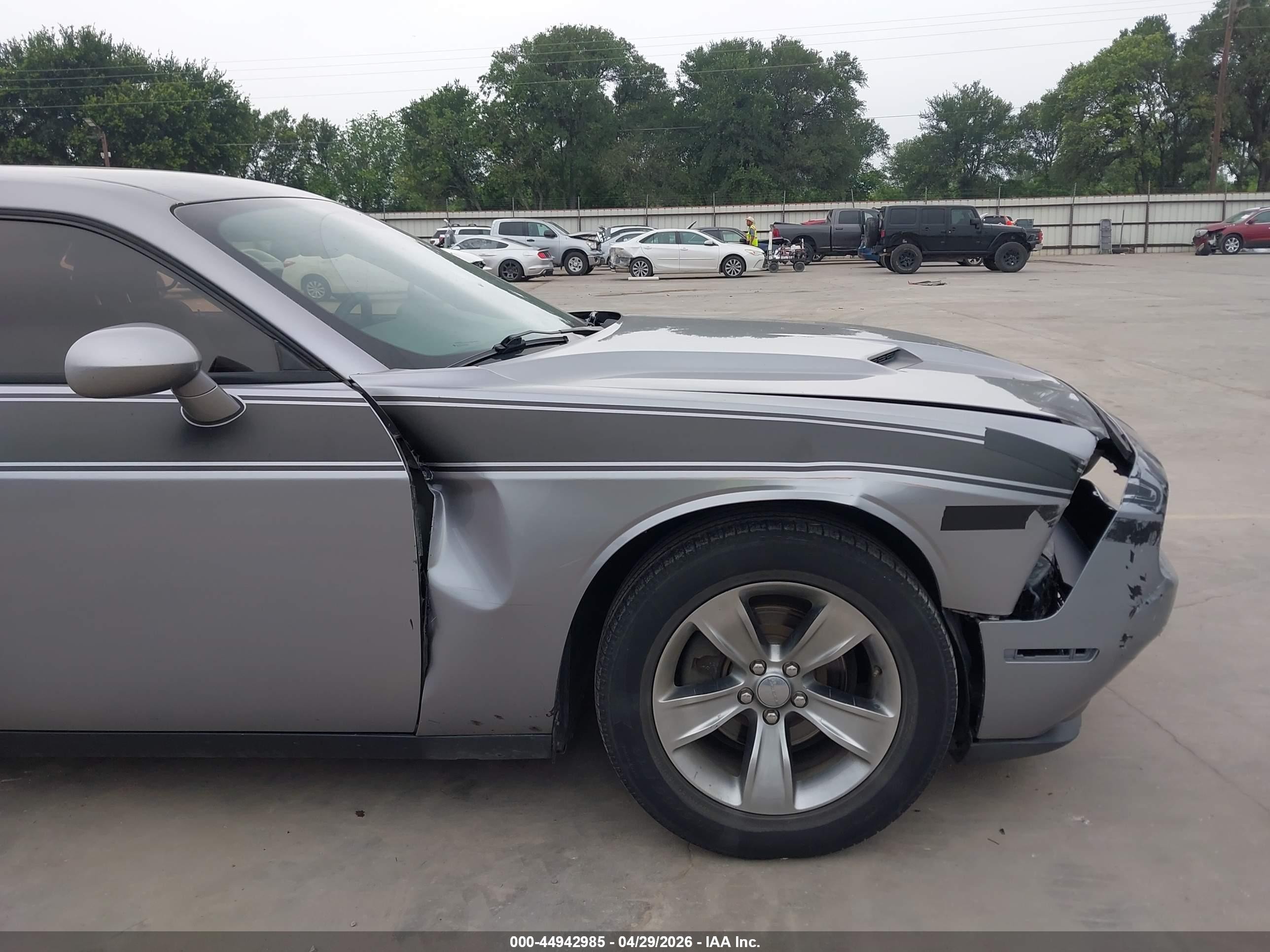2015 Dodge Challenger Sxt Gray vin: 2C3CDZAG3FH702243