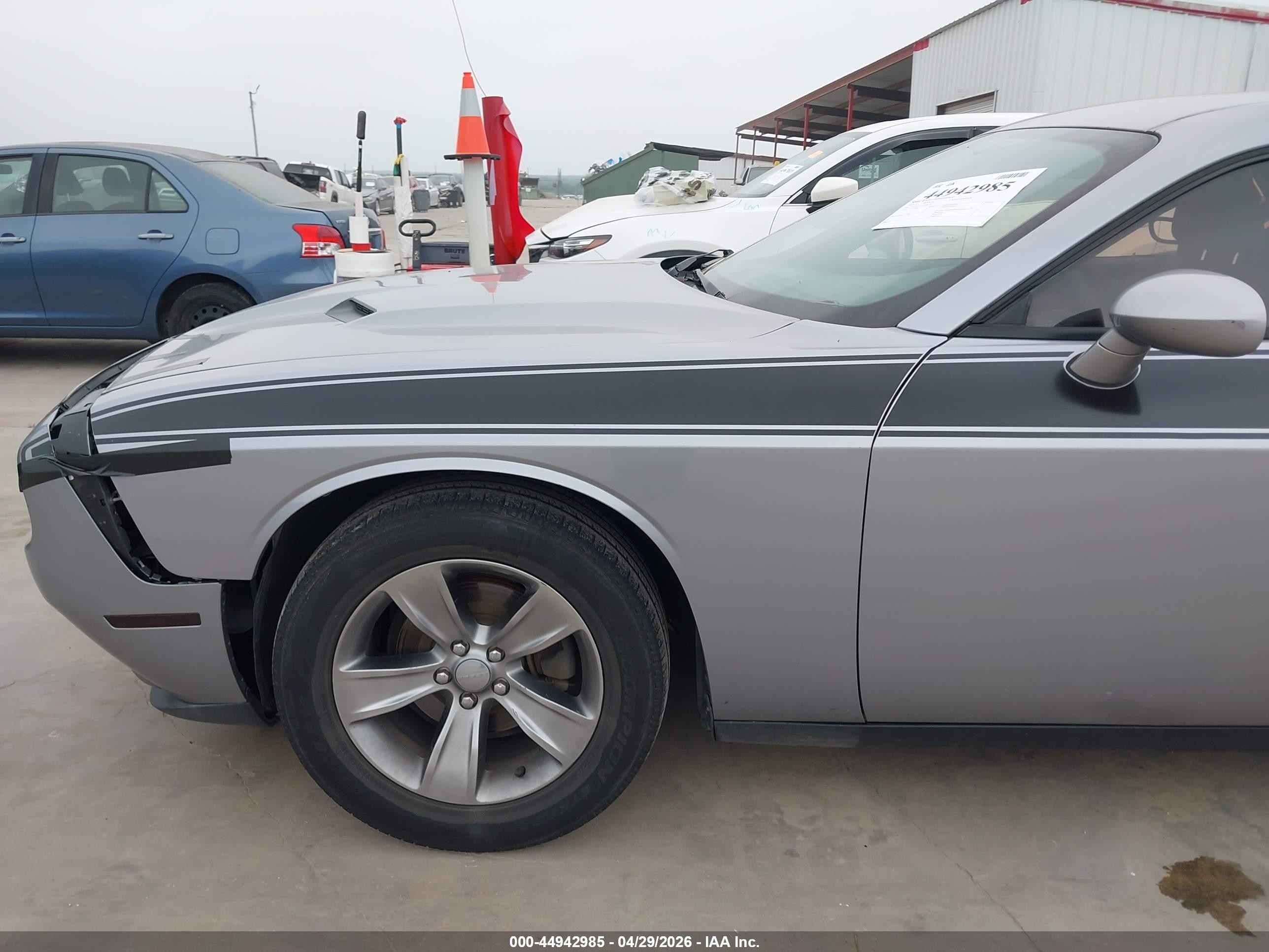 2015 Dodge Challenger Sxt Gray vin: 2C3CDZAG3FH702243