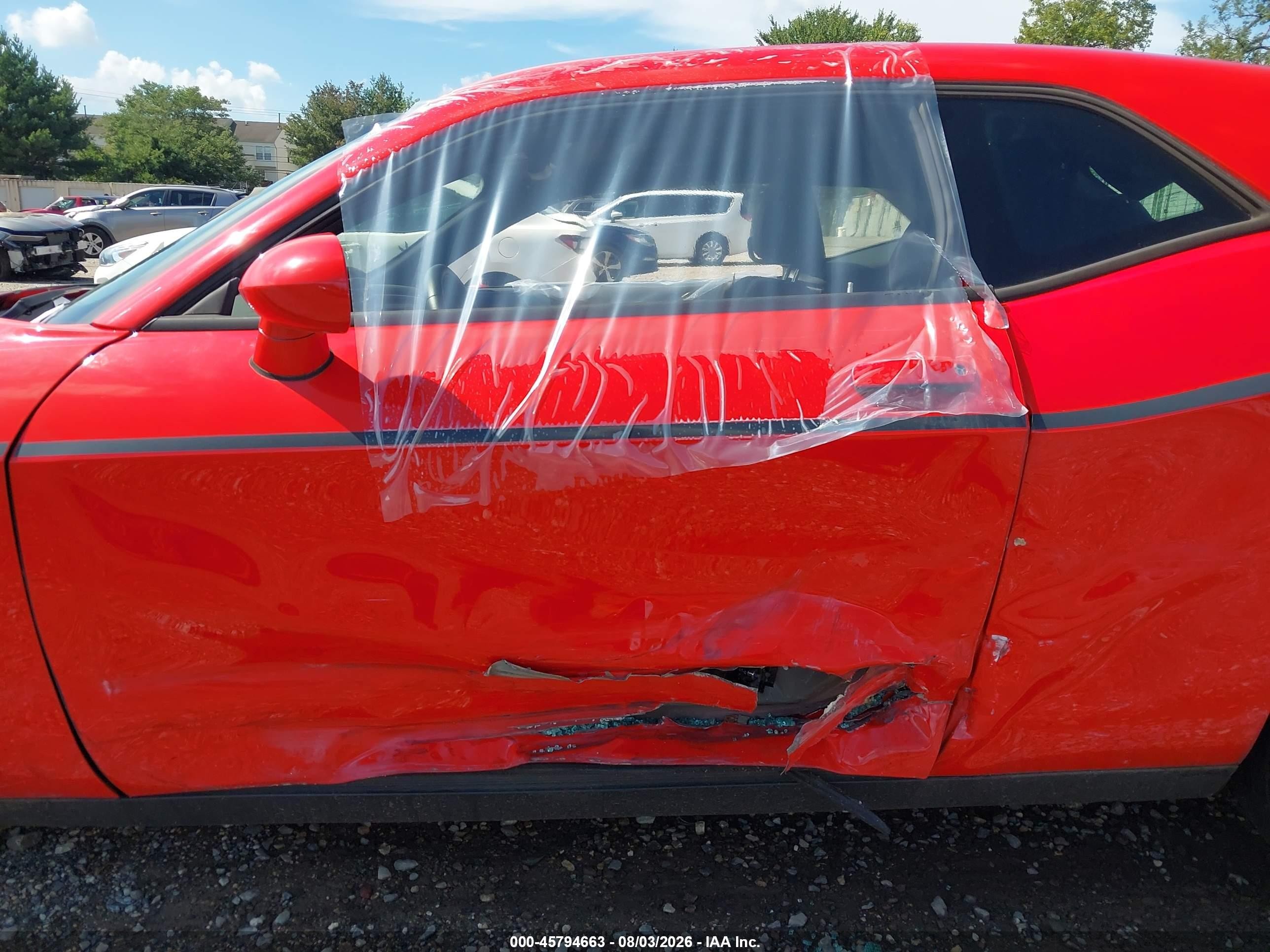 2015 Dodge Challenger Sxt Red vin: 2C3CDZAG3FH759087