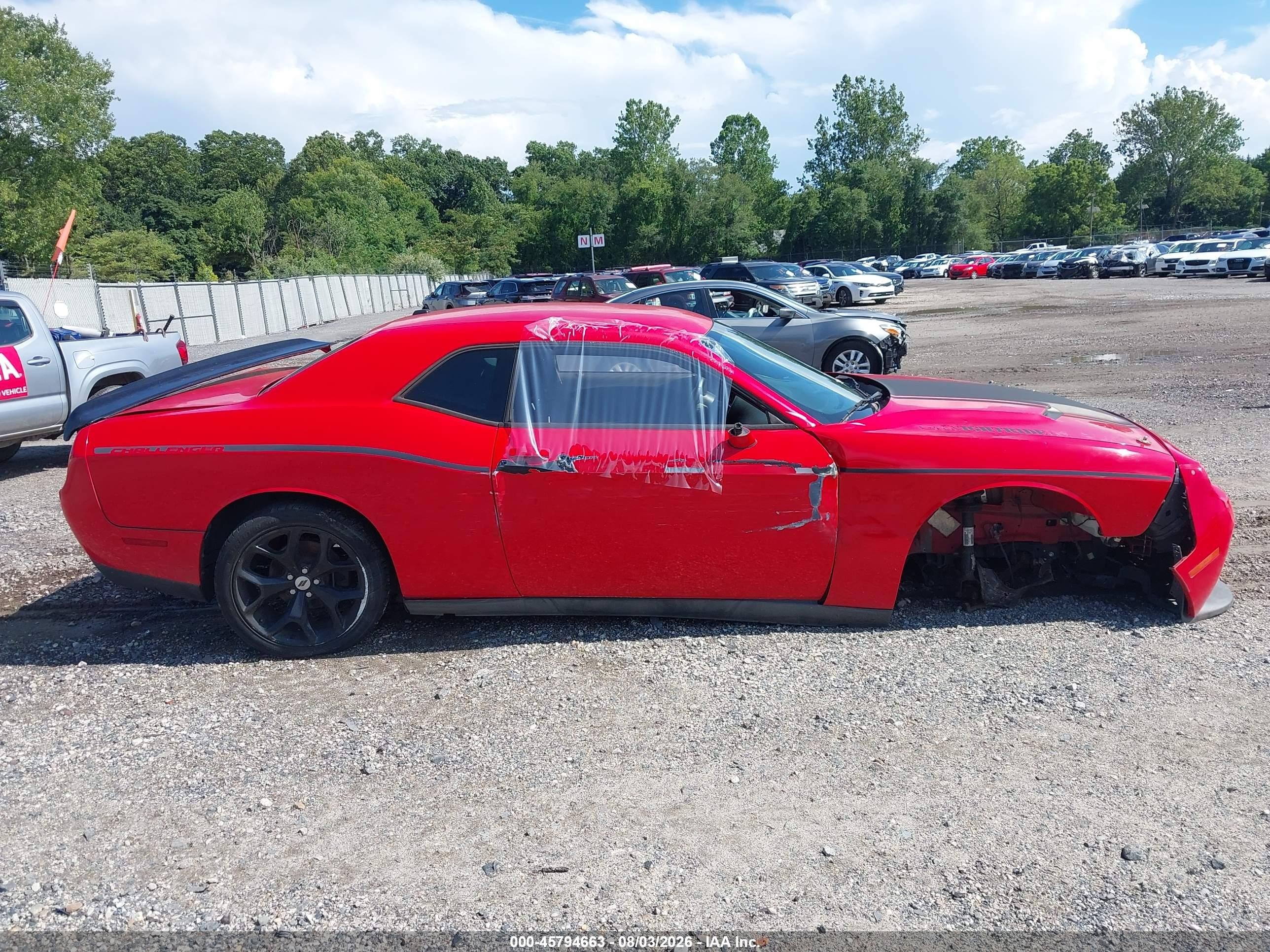 2015 Dodge Challenger Sxt Red vin: 2C3CDZAG3FH759087