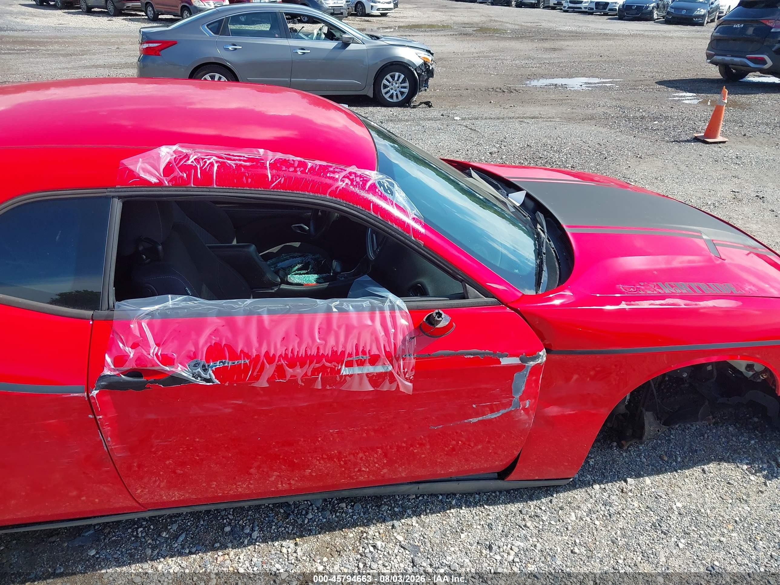 2015 Dodge Challenger Sxt Red vin: 2C3CDZAG3FH759087