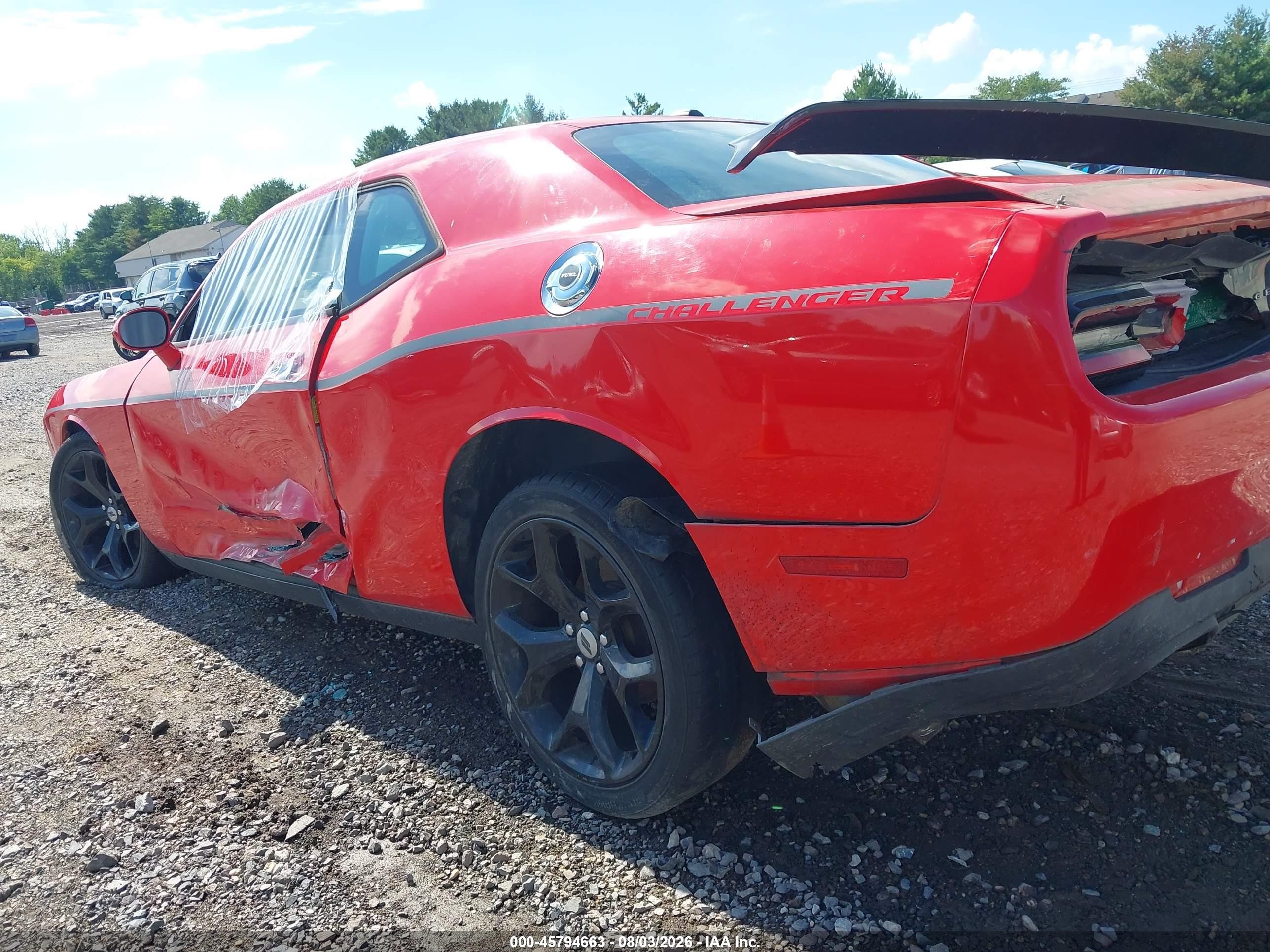 2015 Dodge Challenger Sxt Red vin: 2C3CDZAG3FH759087
