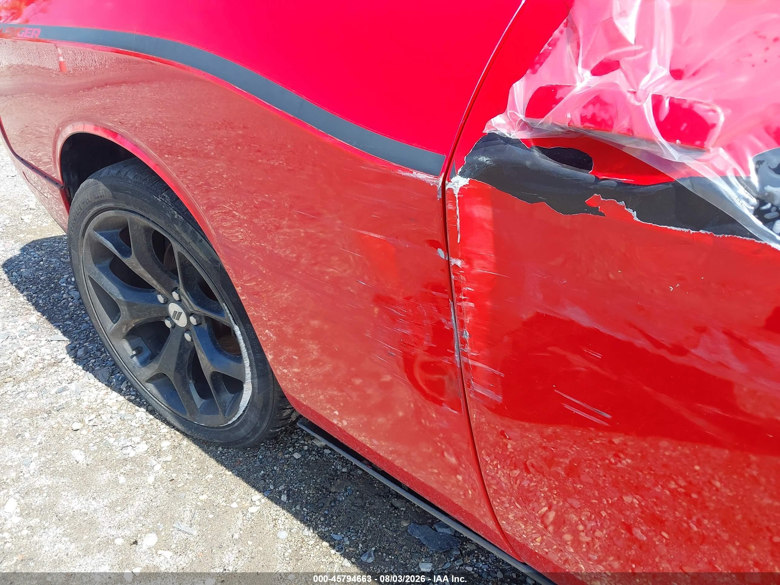 2015 Dodge Challenger Sxt Red vin: 2C3CDZAG3FH759087