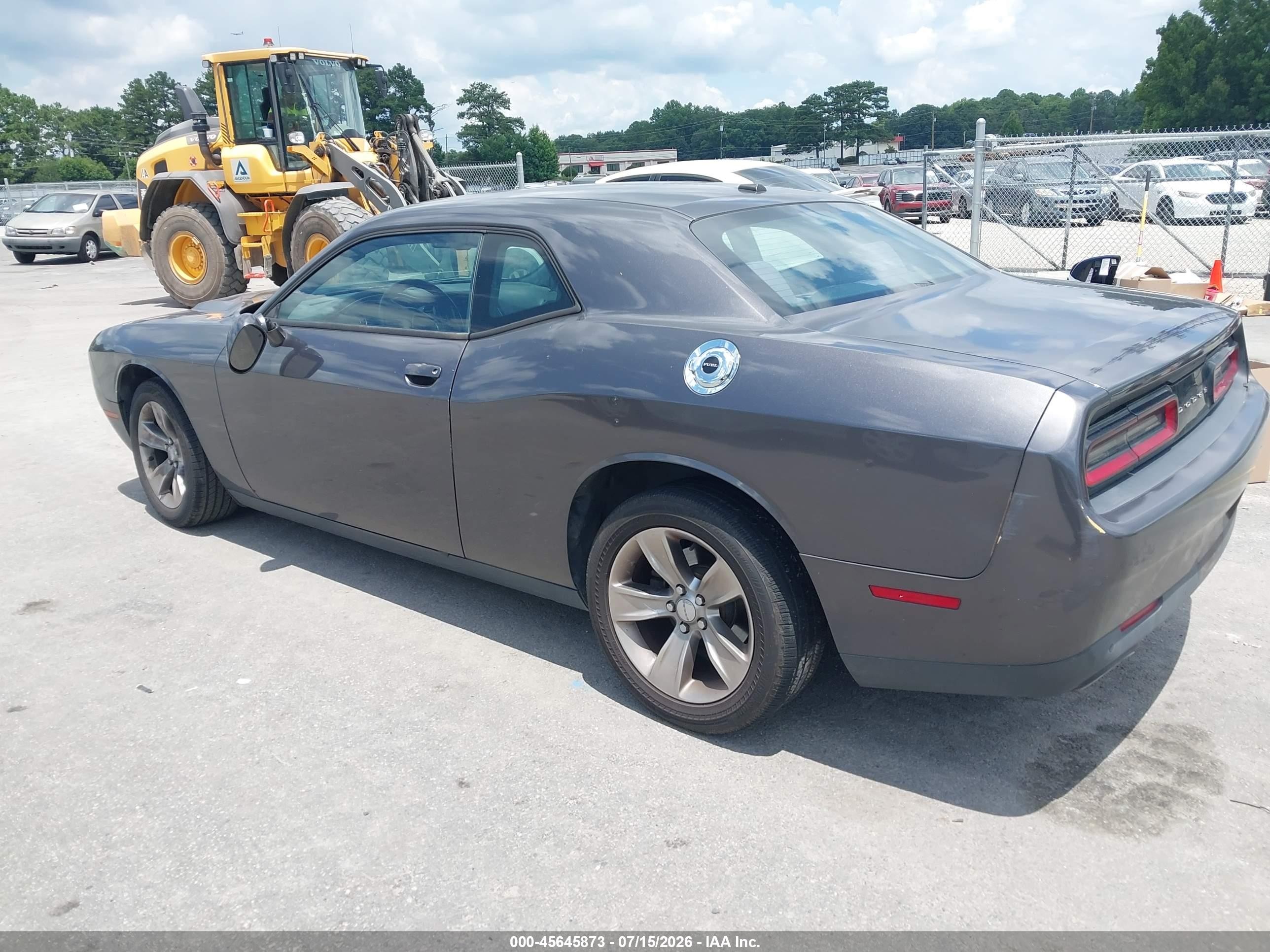 2015 Dodge Challenger Sxt Gray vin: 2C3CDZAG3FH774477
