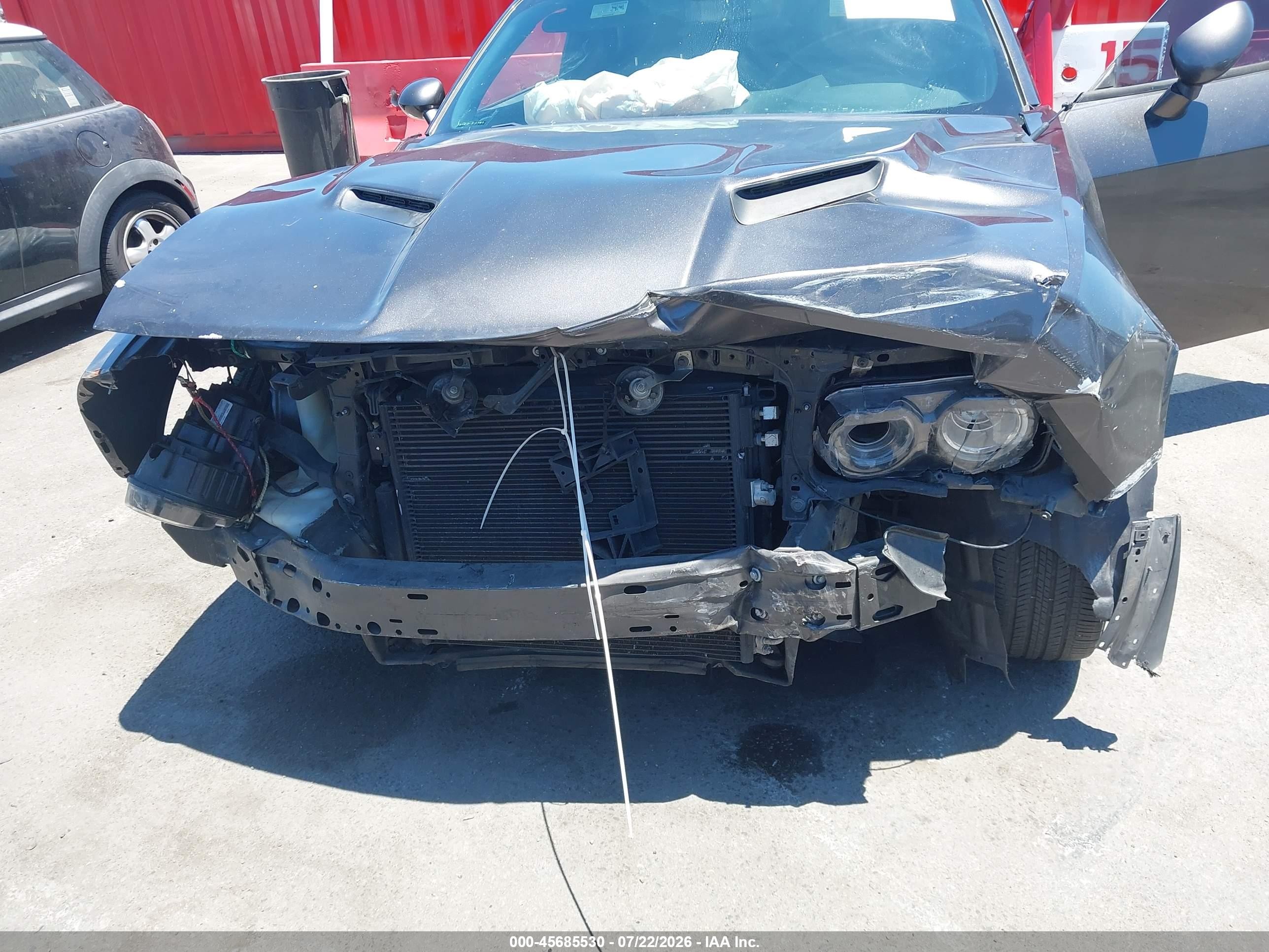 2016 Dodge Challenger Sxt Plus Gray vin: 2C3CDZAG3GH337287