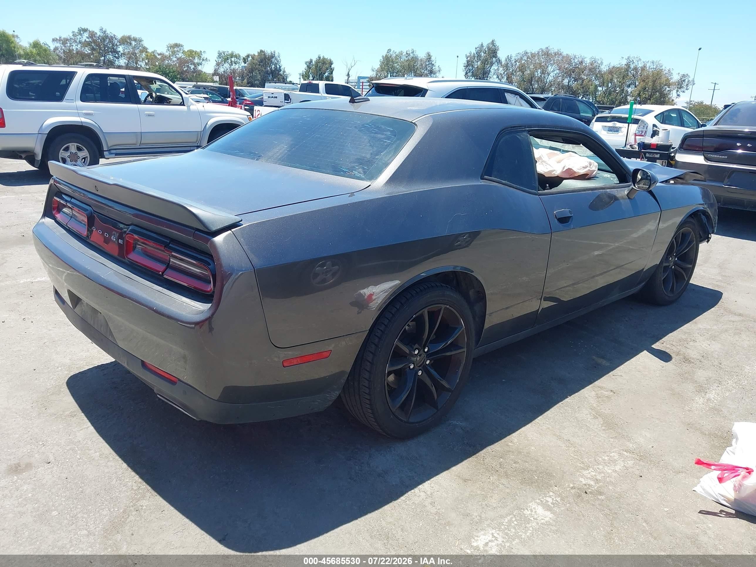 2016 Dodge Challenger Sxt Plus Gray vin: 2C3CDZAG3GH337287