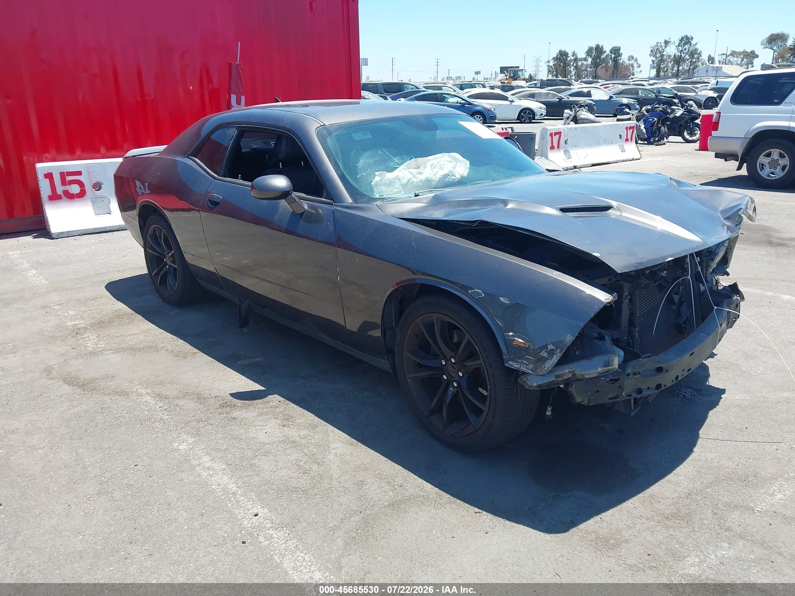 2016 Dodge Challenger Sxt Plus Серый vin: 2C3CDZAG3GH337287