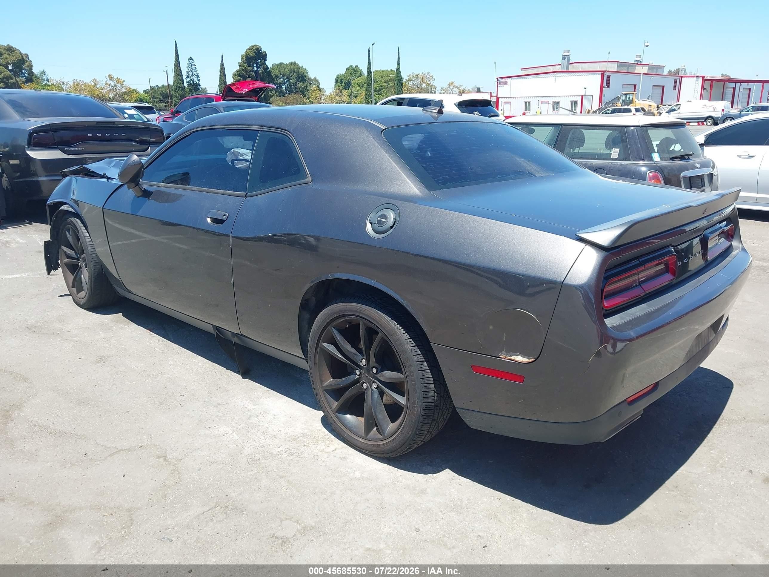 2016 Dodge Challenger Sxt Plus Gray vin: 2C3CDZAG3GH337287