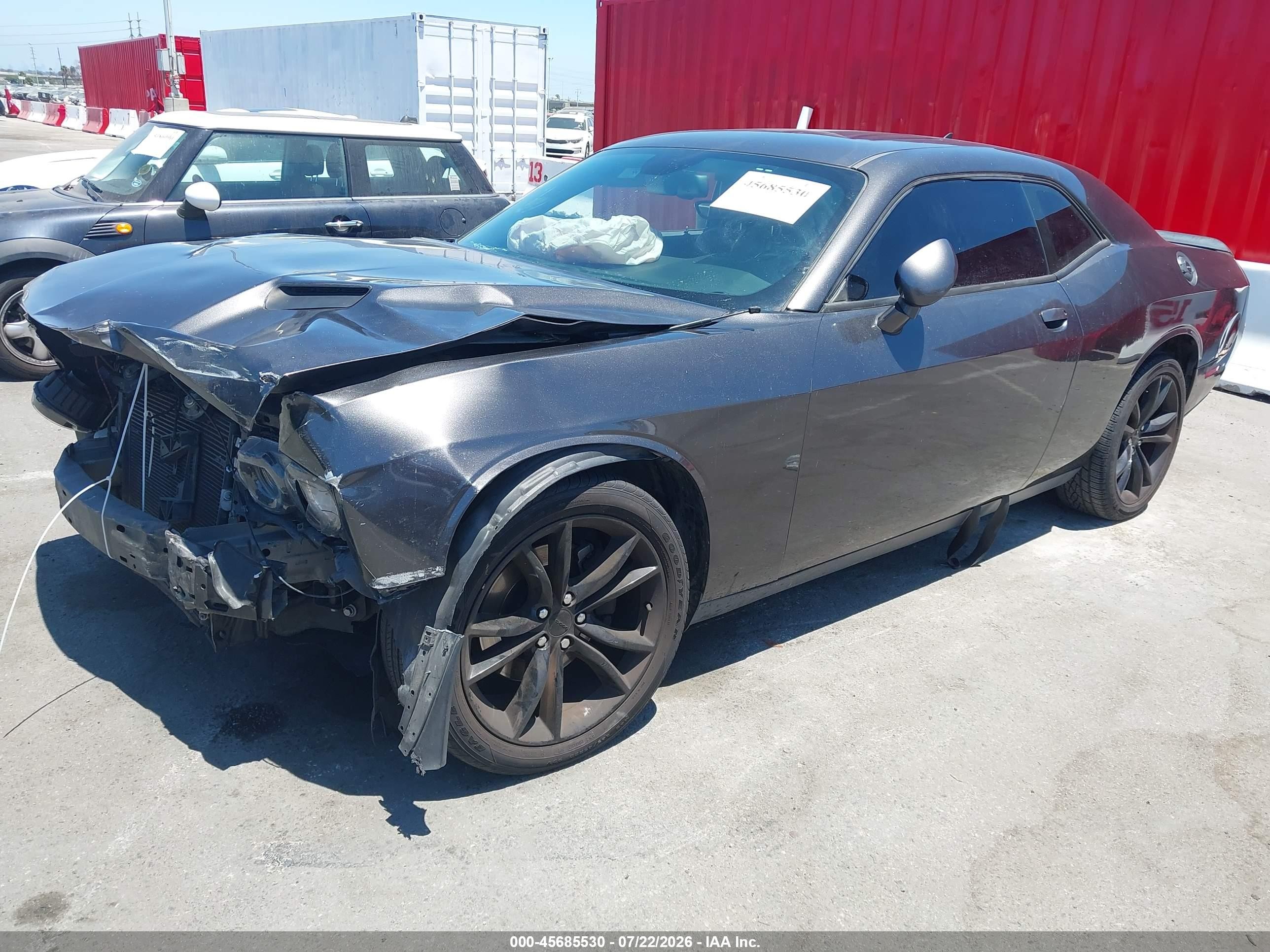 2016 Dodge Challenger Sxt Plus Gray vin: 2C3CDZAG3GH337287