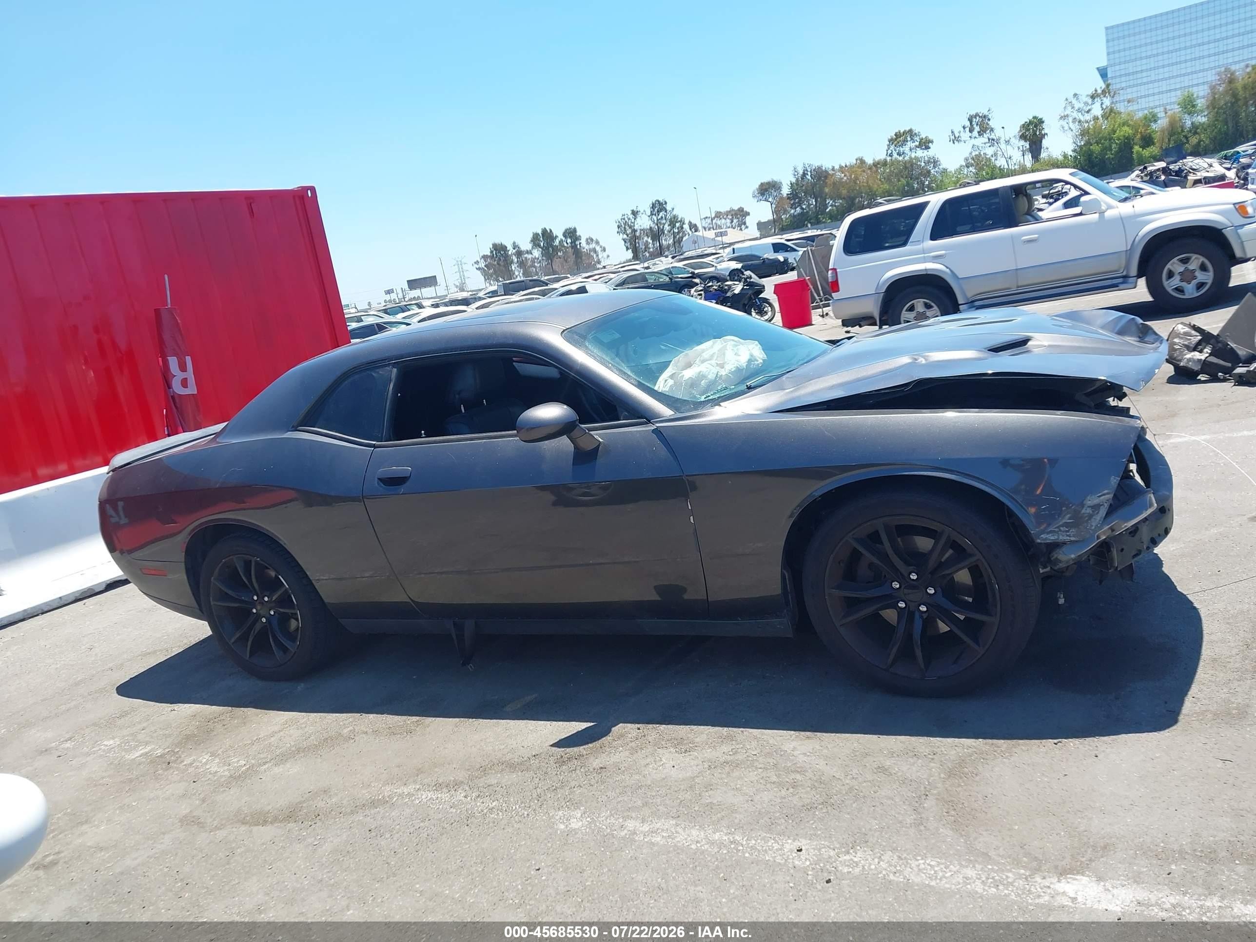 2016 Dodge Challenger Sxt Plus Gray vin: 2C3CDZAG3GH337287