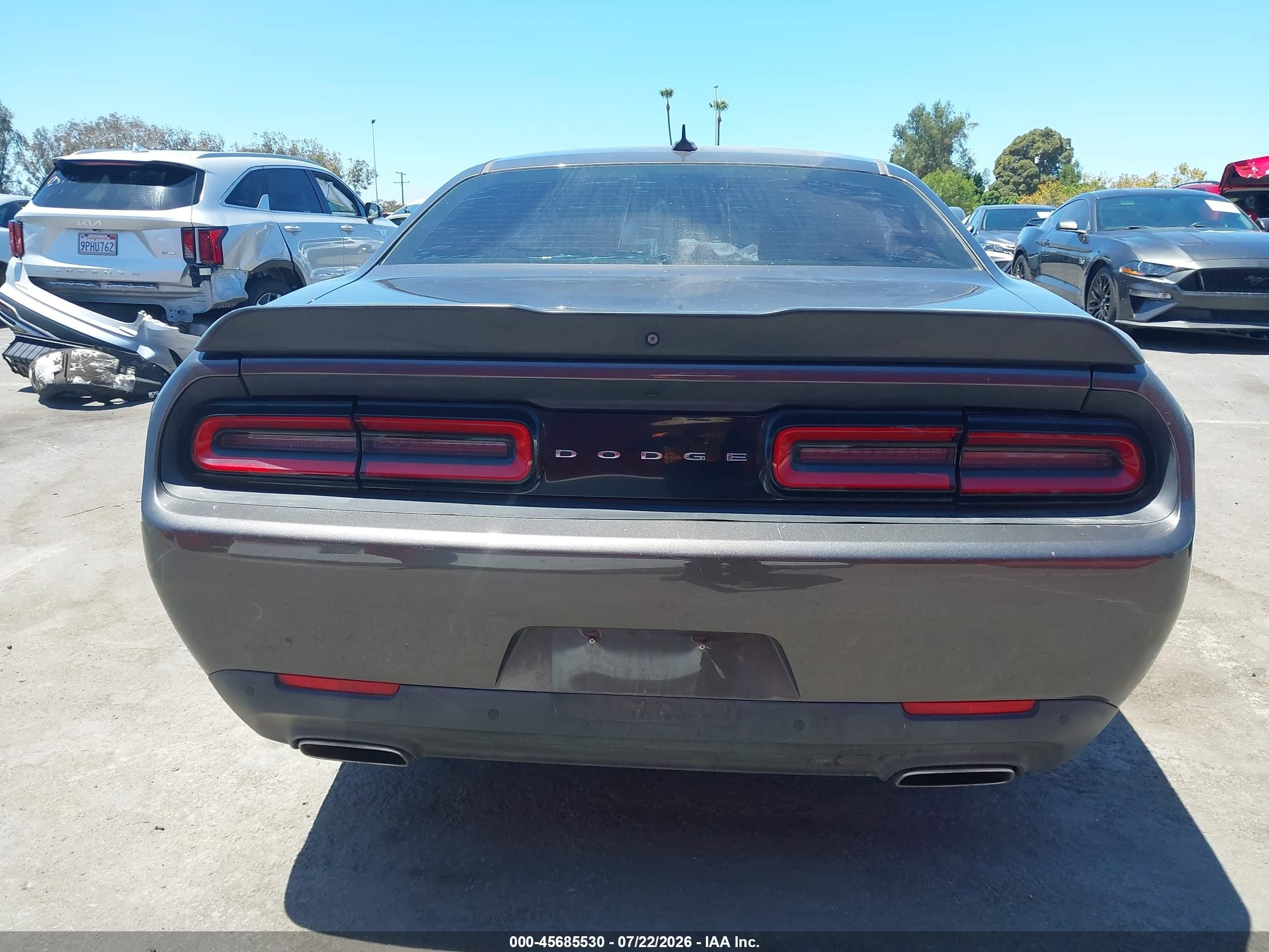 2016 Dodge Challenger Sxt Plus Gray vin: 2C3CDZAG3GH337287