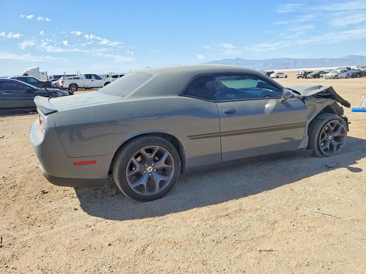 2017 Dodge Challenger Sxt Gray vin: 2C3CDZAG3HH629295