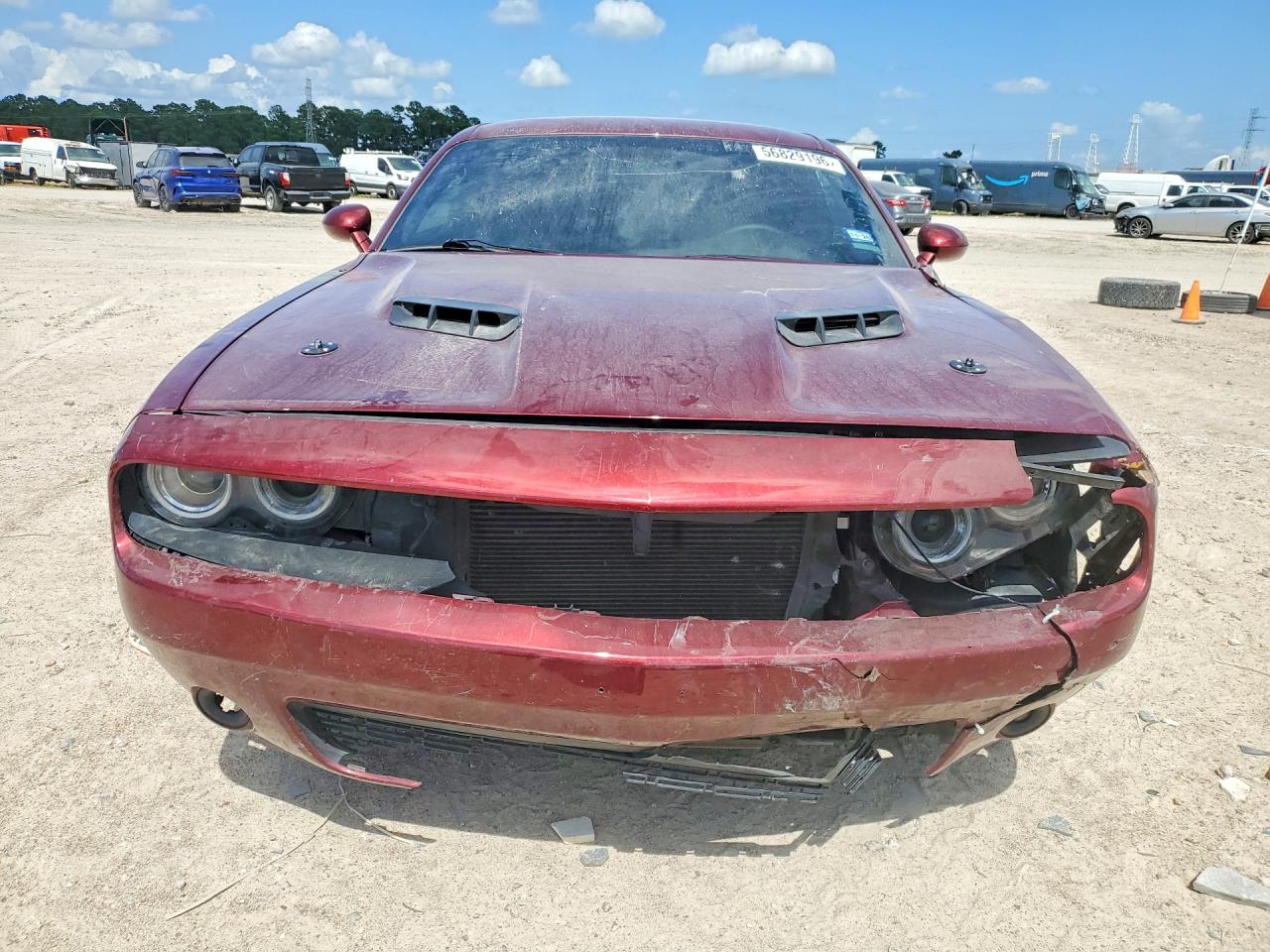 2021 Dodge Challenger Sxt Maroon vin: 2C3CDZAG3MH564393