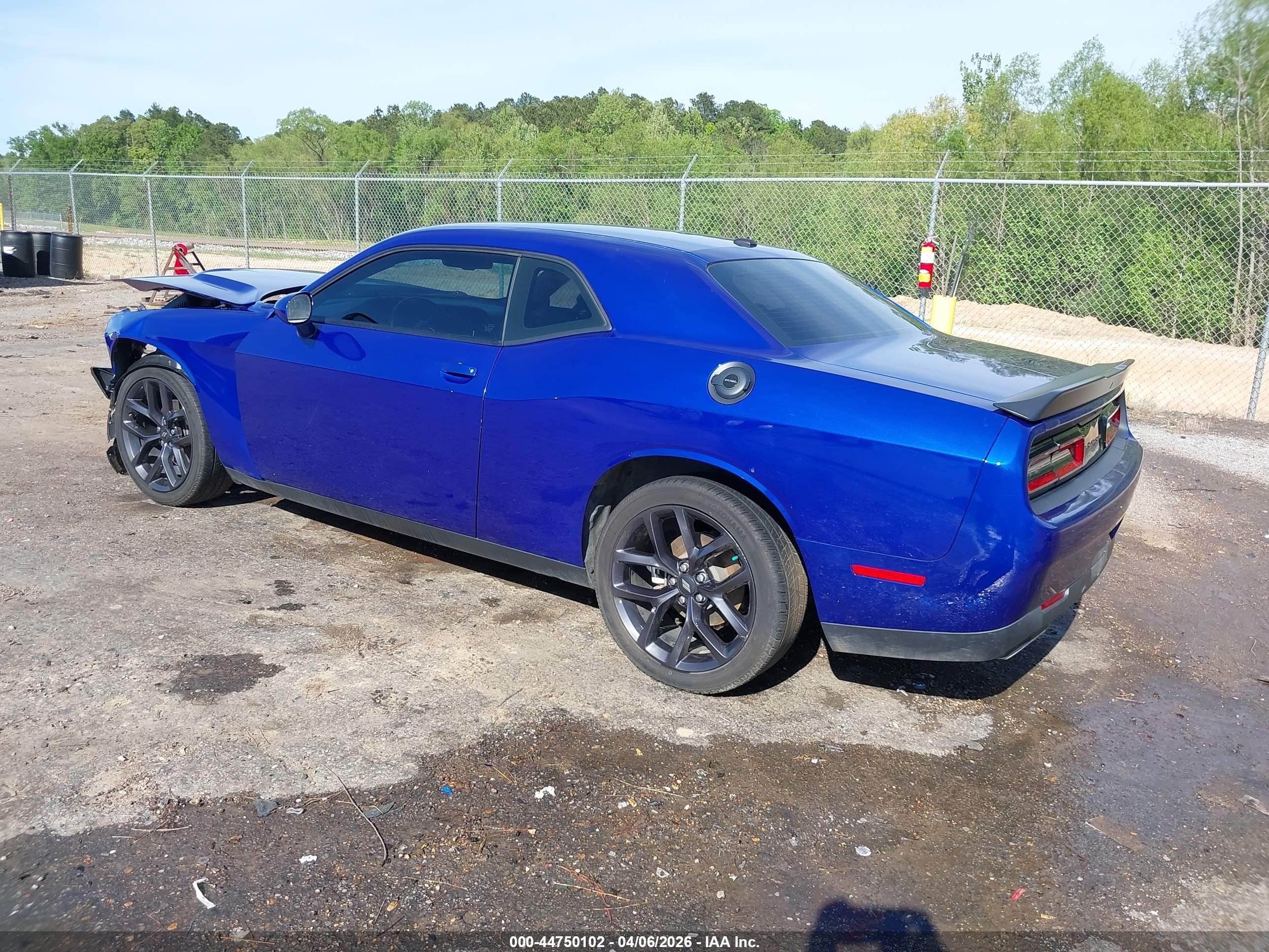 2021 Dodge Challenger Sxt Blue vin: 2C3CDZAG3MH571179