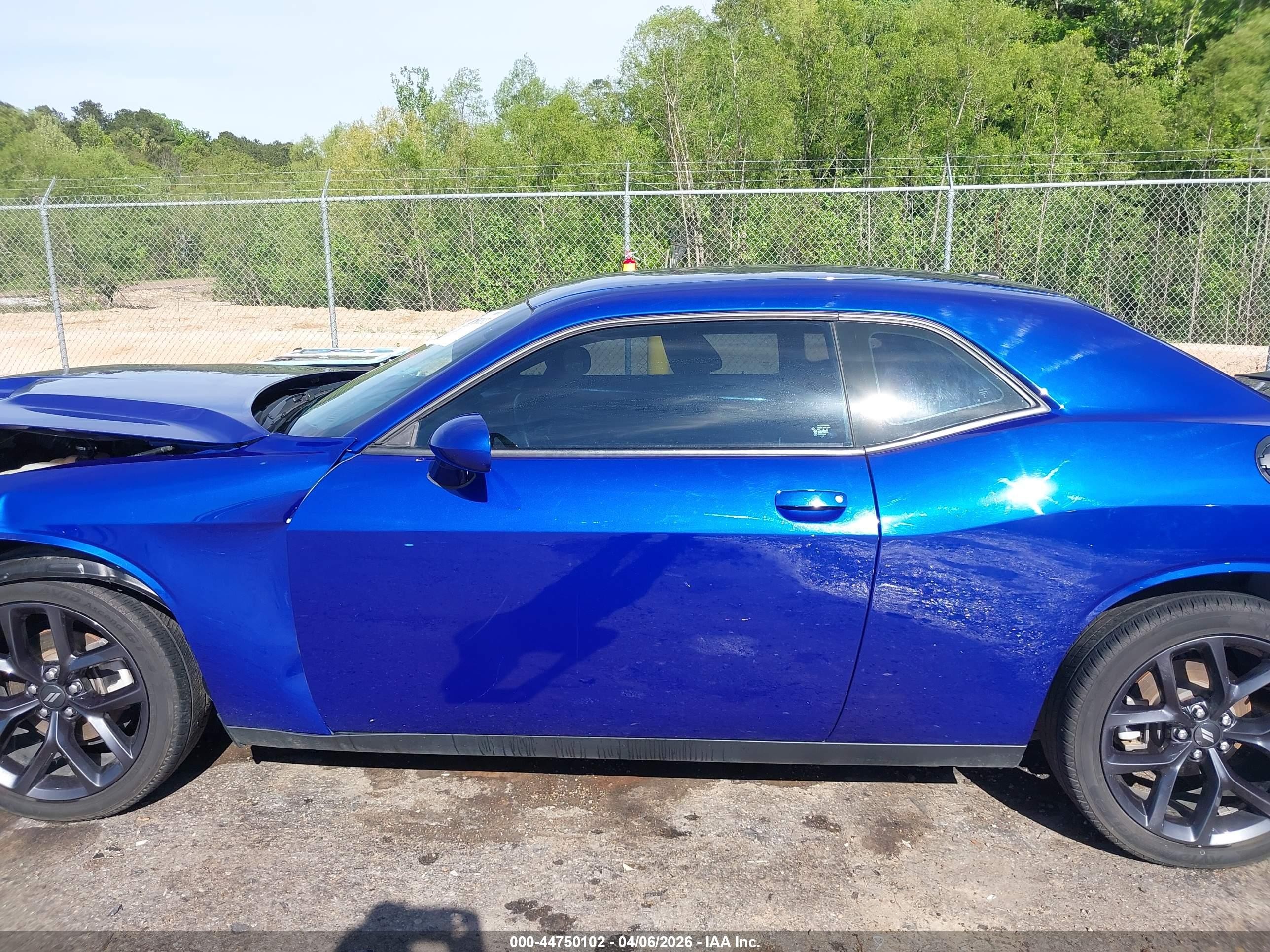 2021 Dodge Challenger Sxt Blue vin: 2C3CDZAG3MH571179