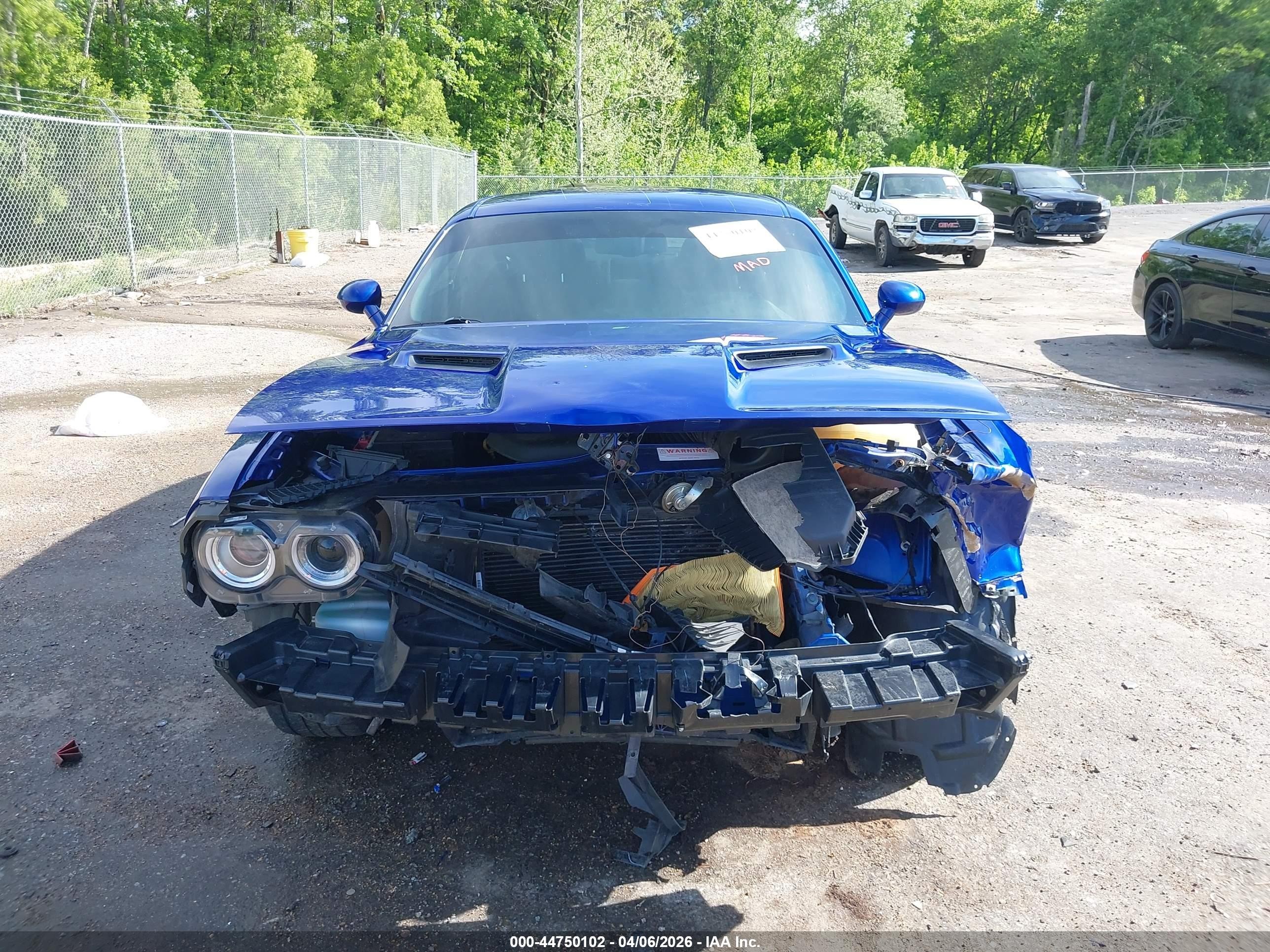 2021 Dodge Challenger Sxt Blue vin: 2C3CDZAG3MH571179