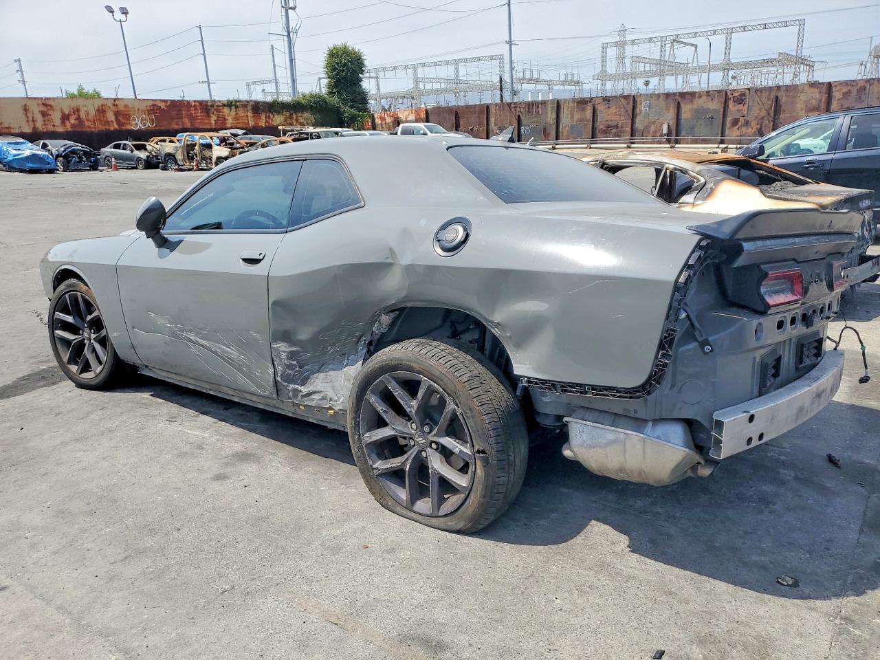 2023 Dodge Challenger Sxt Gray vin: 2C3CDZAG3PH695750