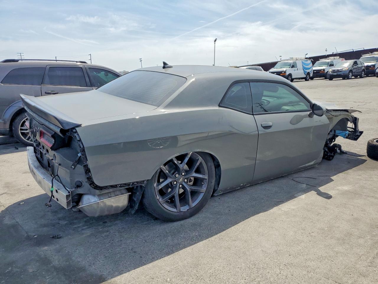 2023 Dodge Challenger Sxt Gray vin: 2C3CDZAG3PH695750